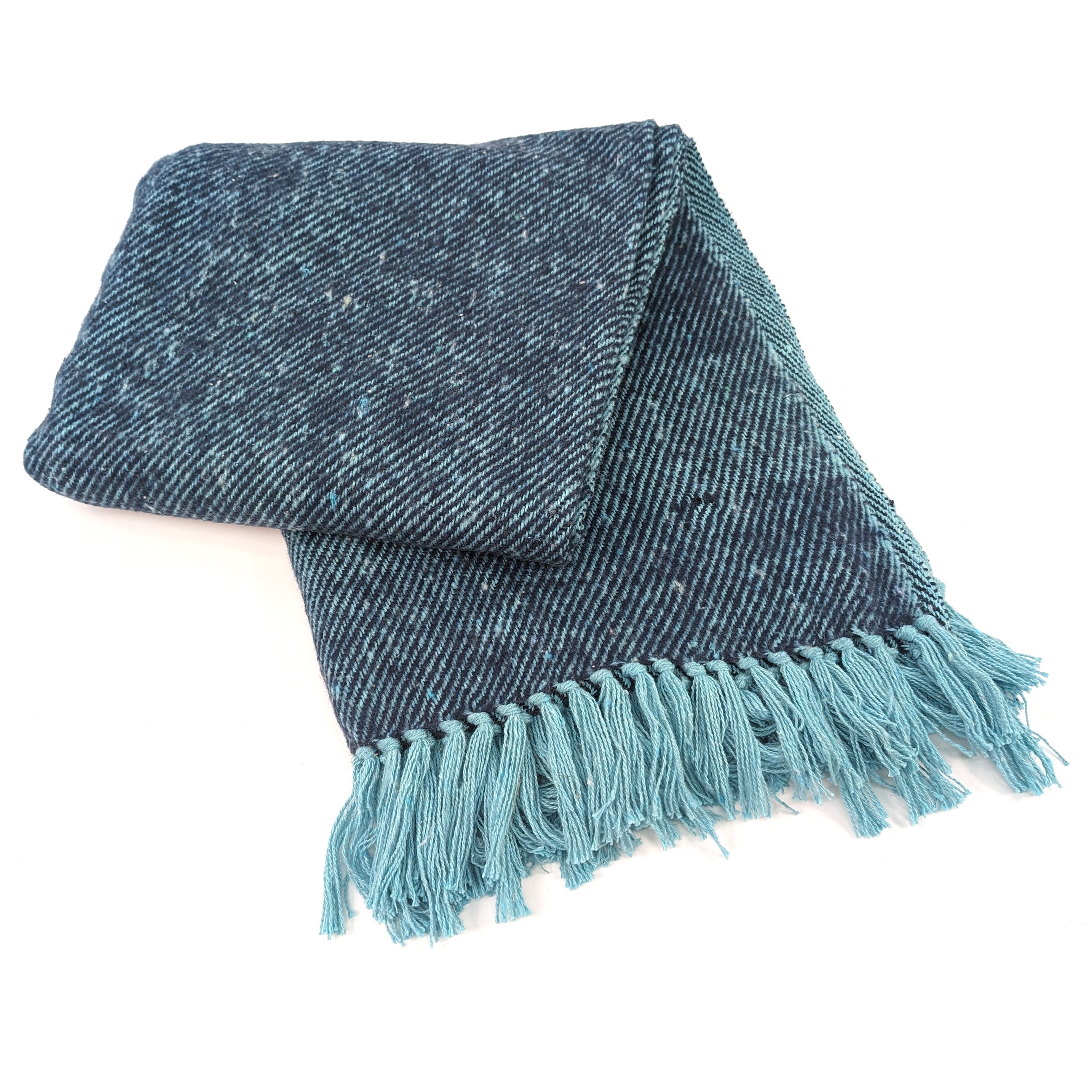 Luxury Tasseled Throws - Fair Trade Recycled Cotton