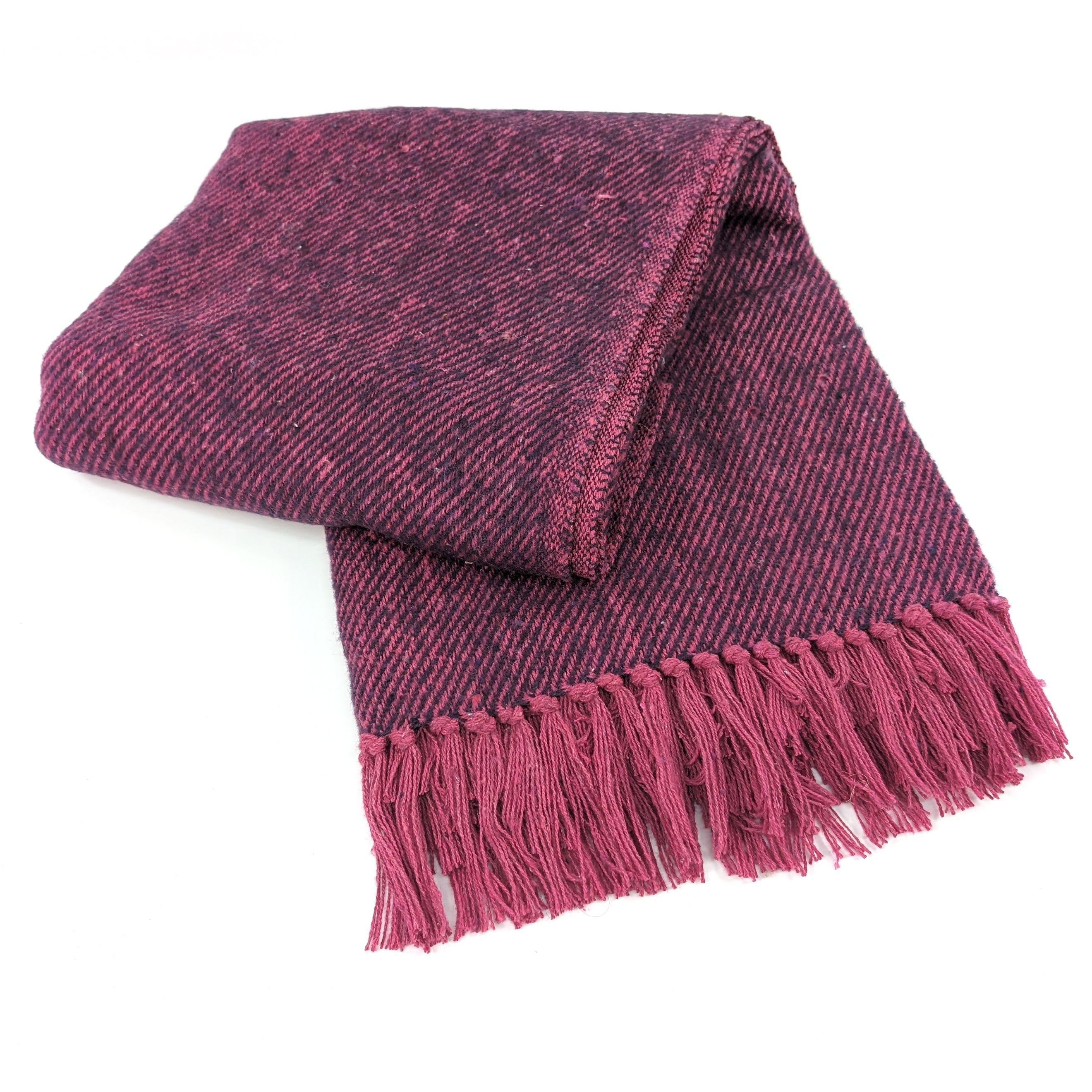 Luxury Tasseled Throws - Fair Trade Recycled Cotton