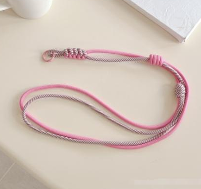 Crossbody Double Adjustable Phone Strap - Pink