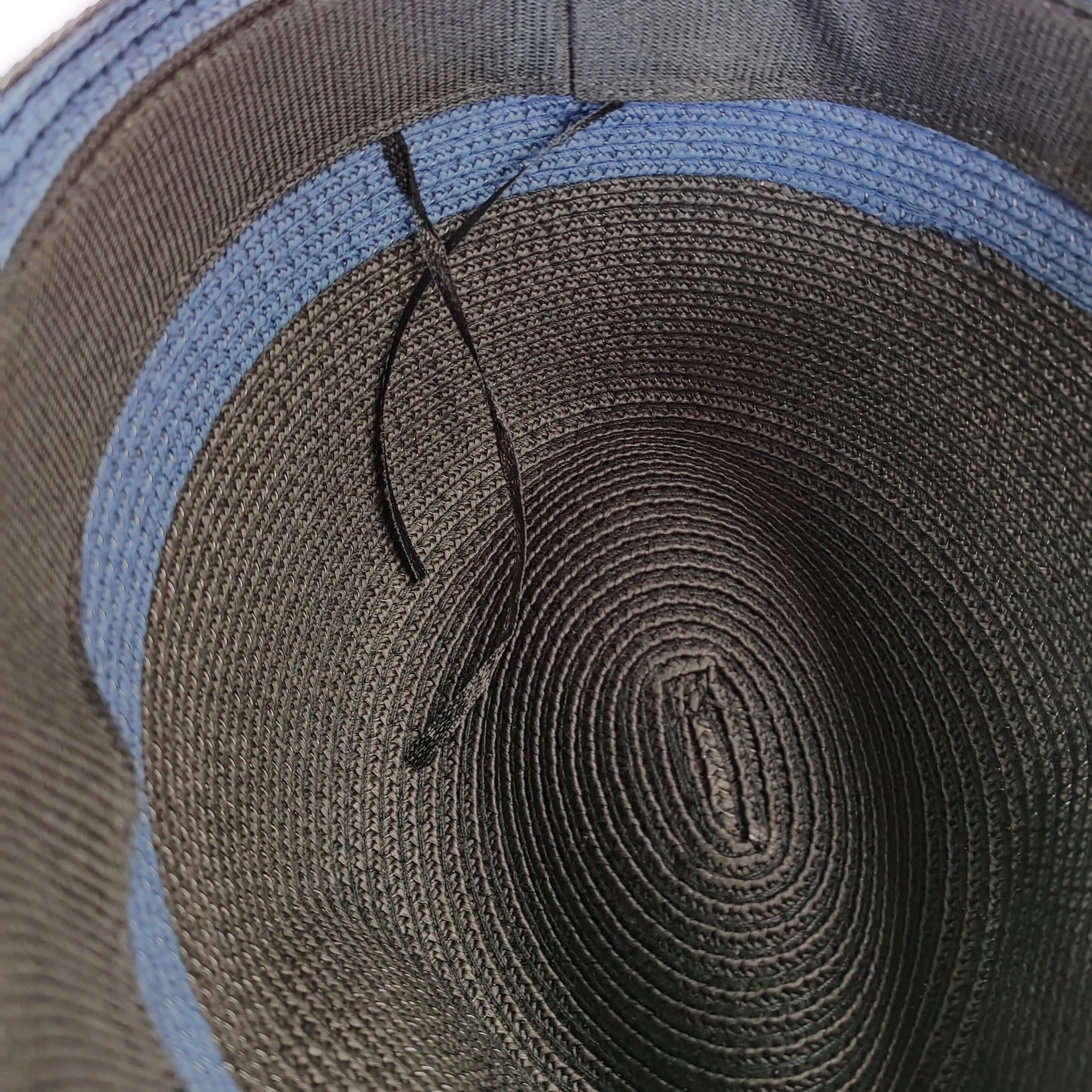 Folding Blue Travel Trilby Sun Hat