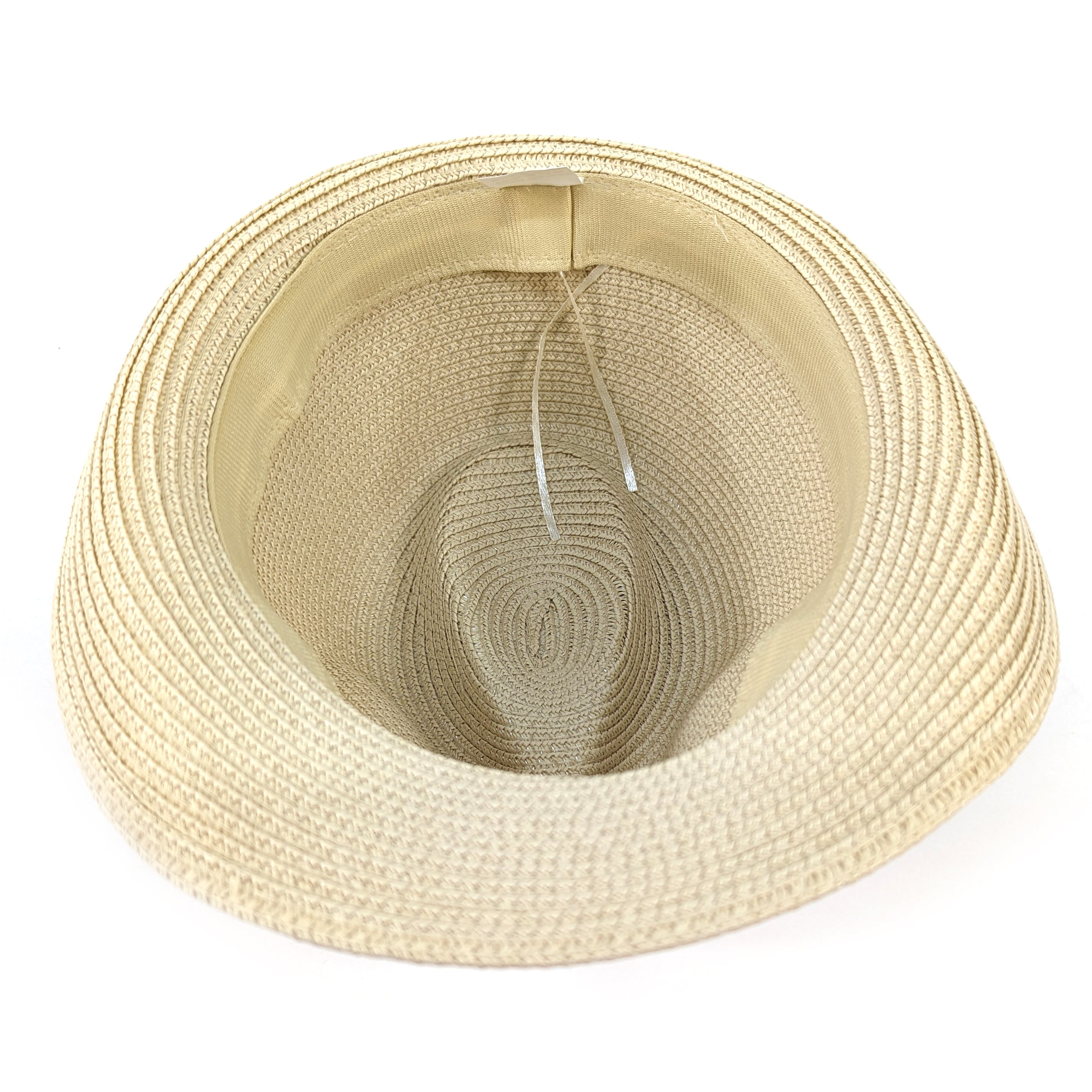 Neon Aztec Foldable Trilby Hat - White