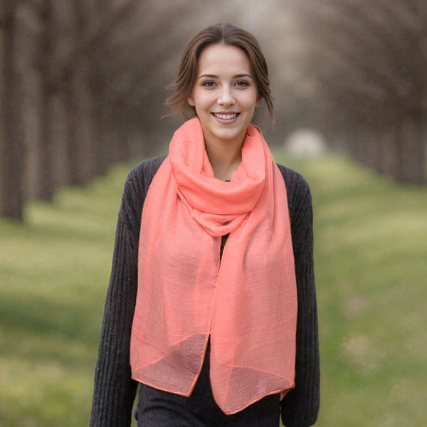 Viano Sparkle Scarf Dark Pink