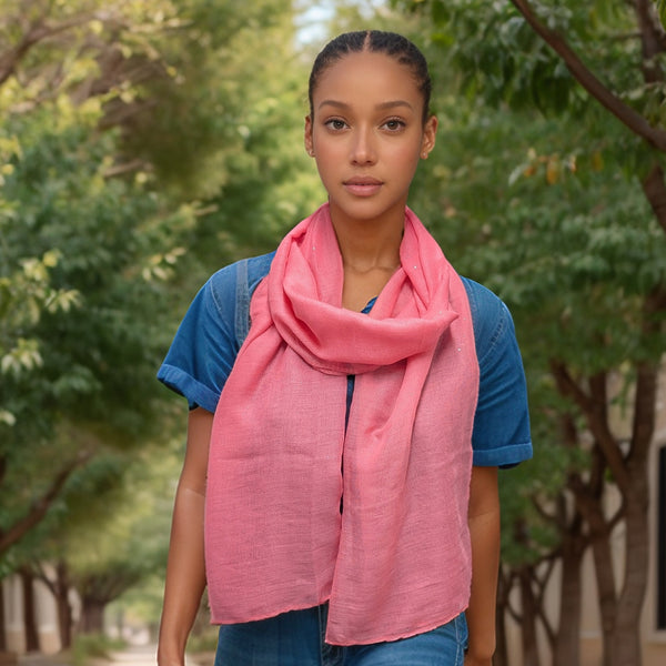 Viano Sparkle Scarf Dusky Pink