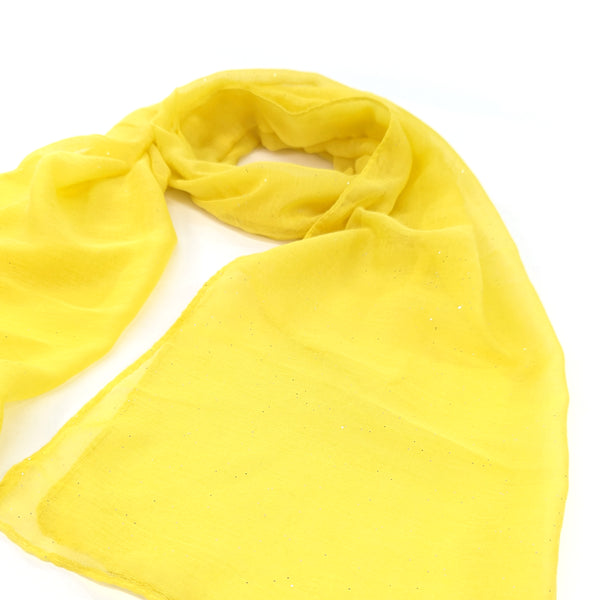 Viano Sparkle Scarf Yellow