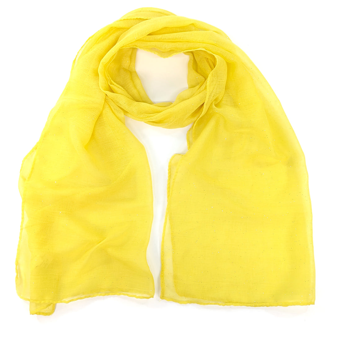 Viano Sparkle Scarf Yellow