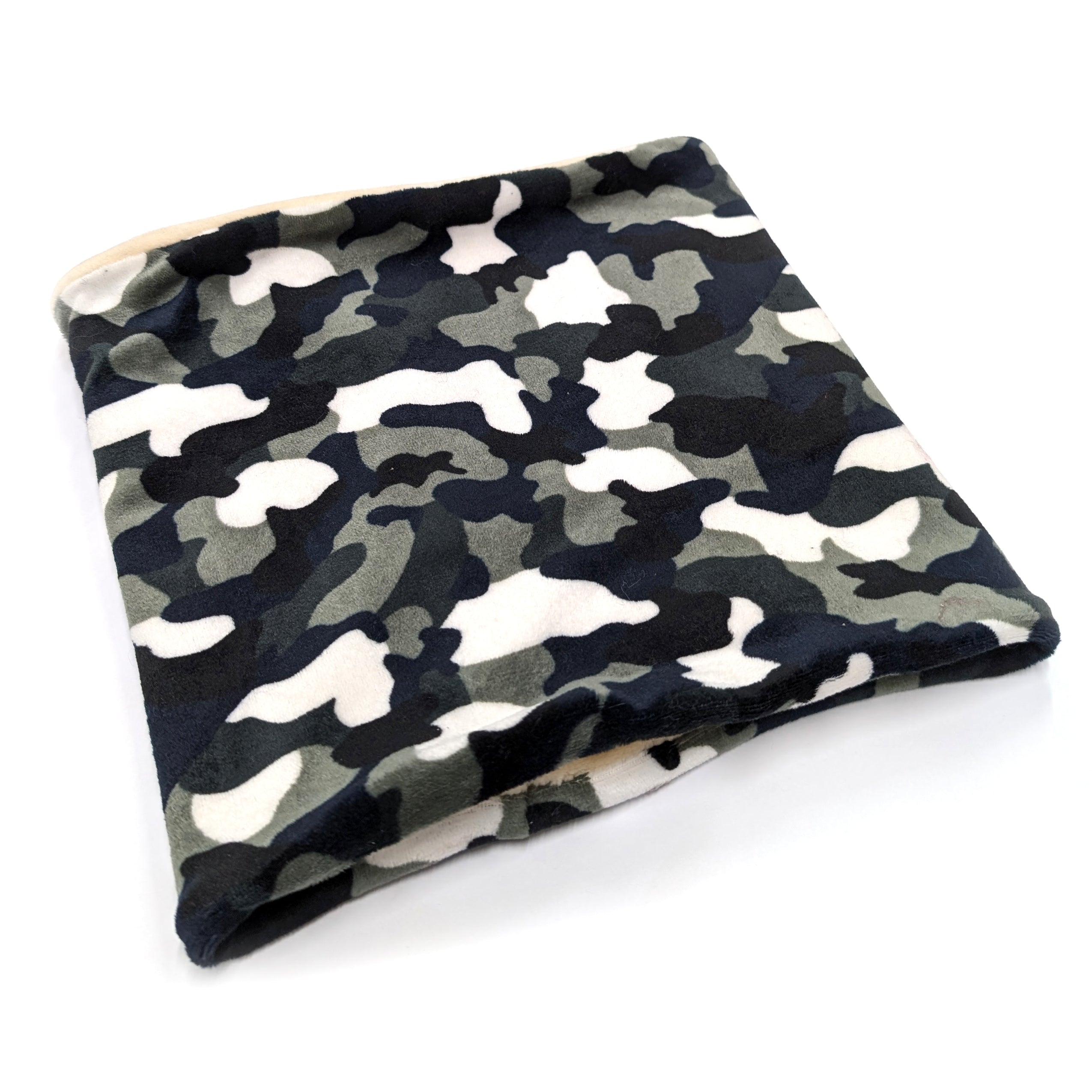 Kids Camouflage Snood & Bear Head Band Gift Set