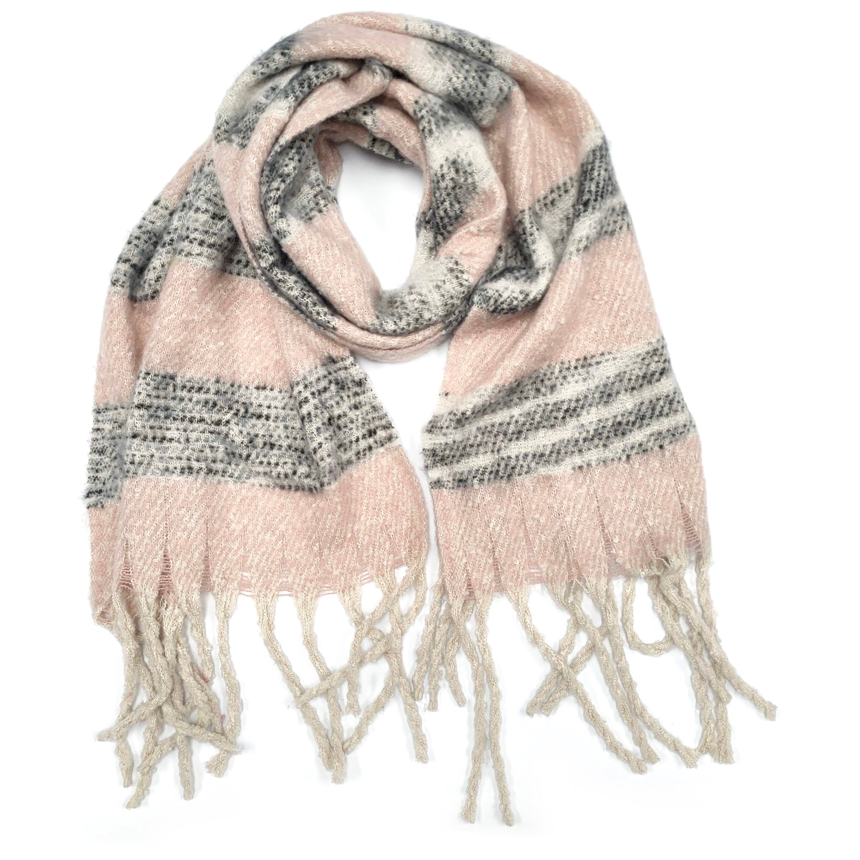 Maniwaki - Extra Thick Striped Scarf