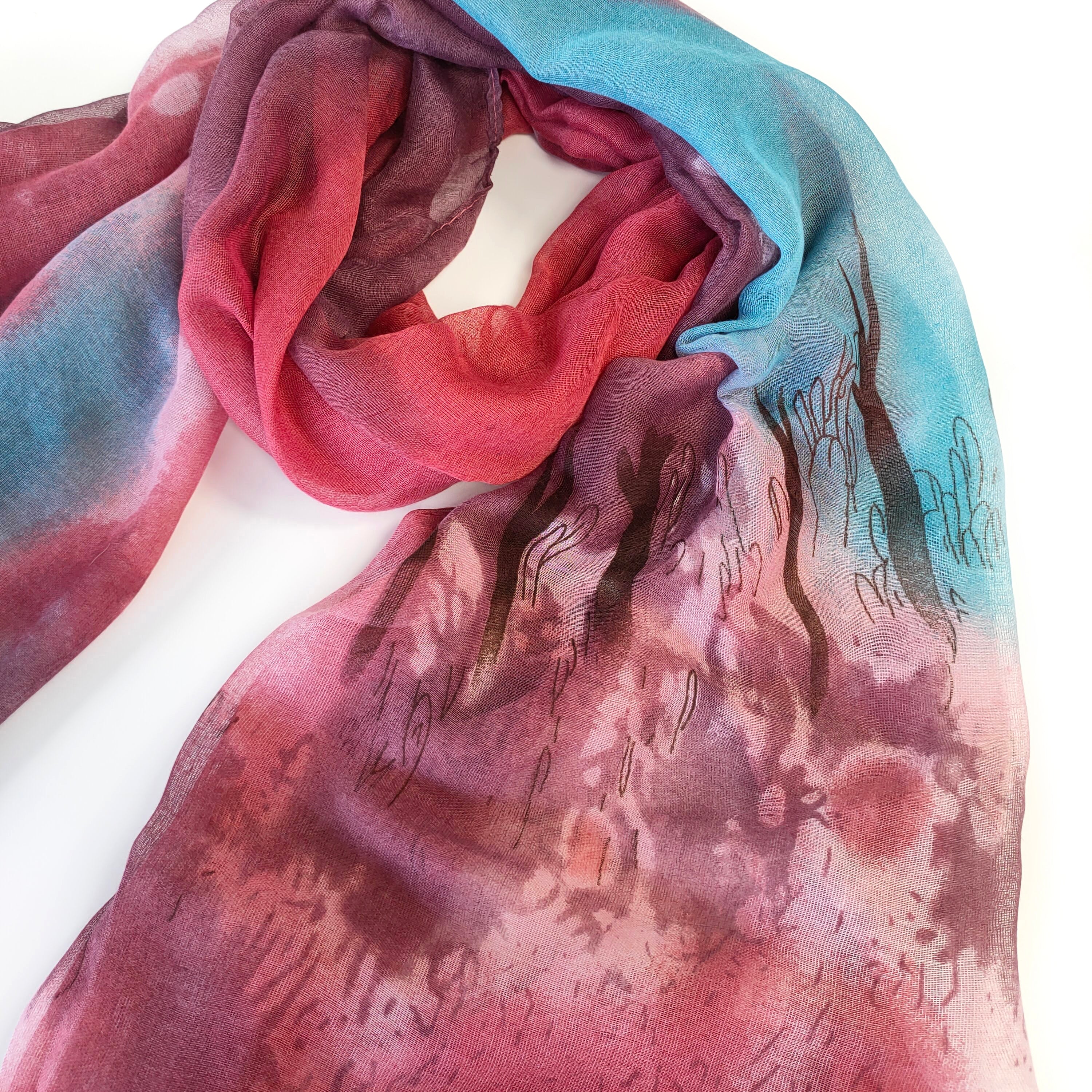 Melfort - Abstract Trees Scarf