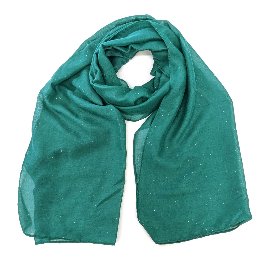 Viano Sparkle Scarf Rainforest Green