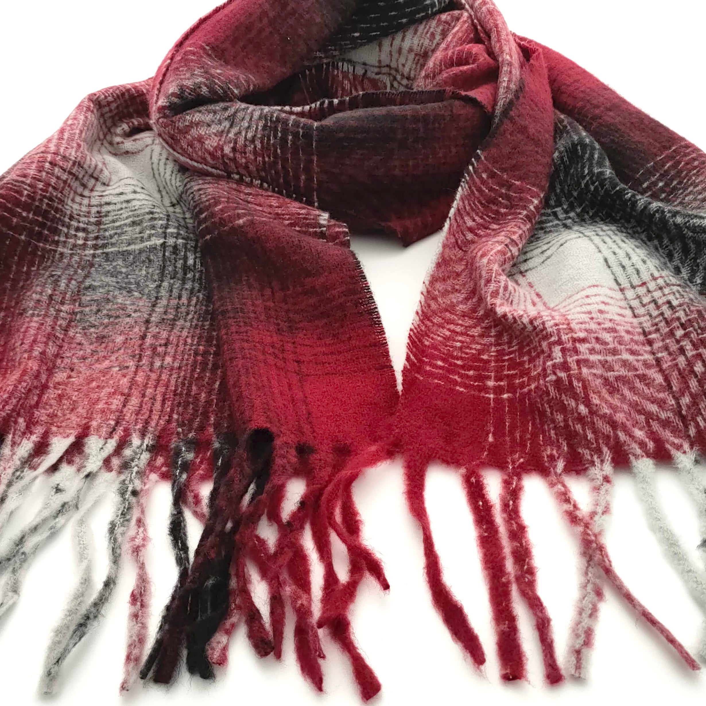 Mens Scarf & Glove Gift Set - Red