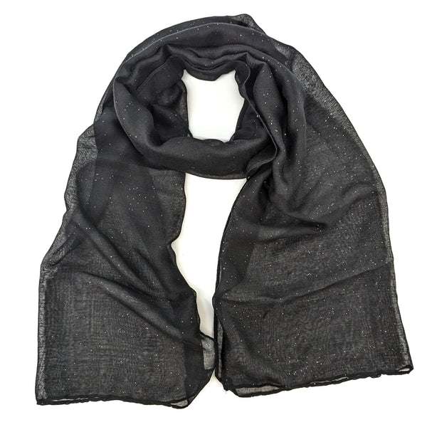Viano Sparkle Scarf Black