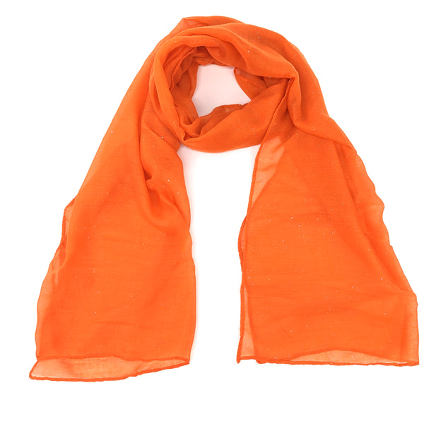 Viano Sparkle Scarf Orange
