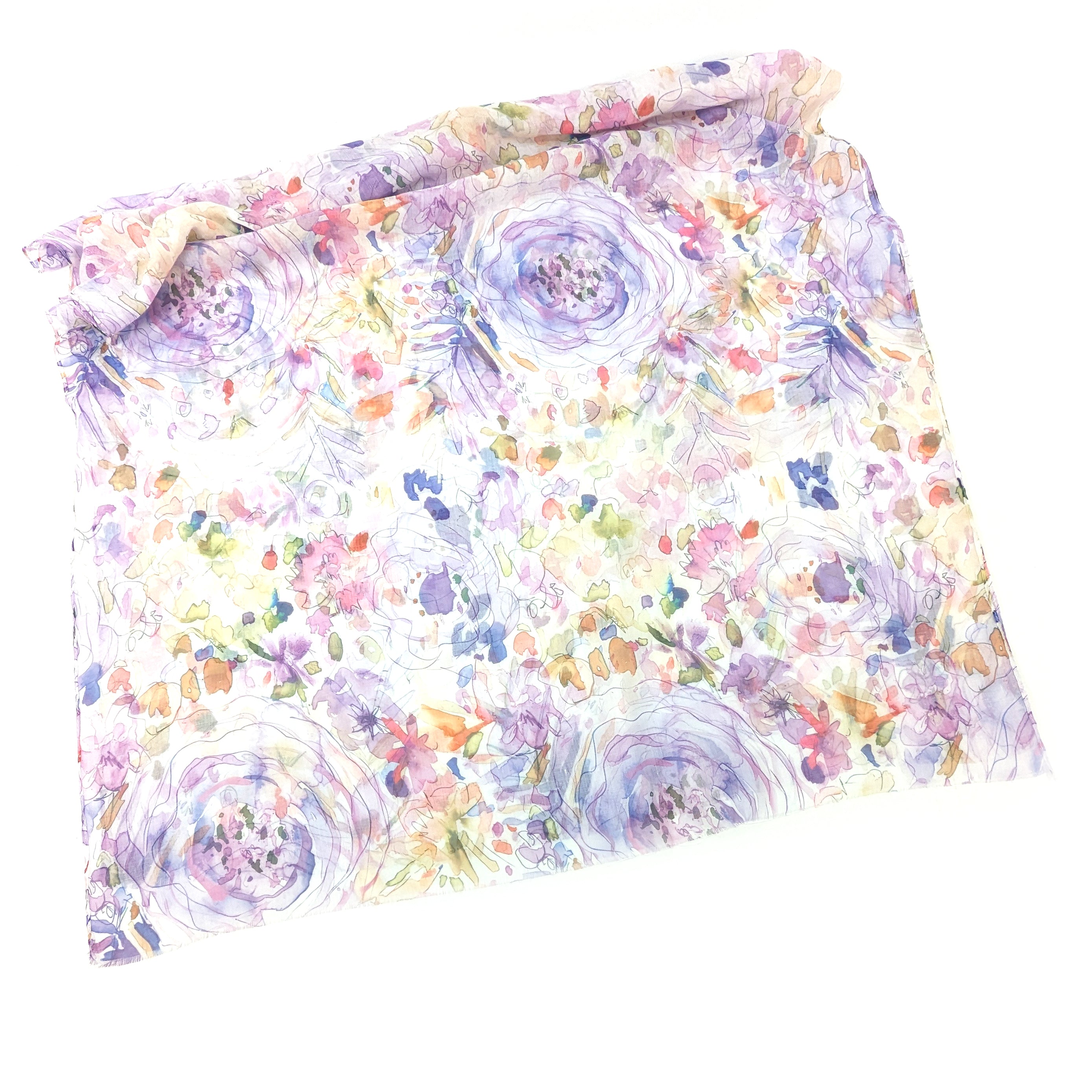 Flurry of Roses - Purples (50x180cm)
