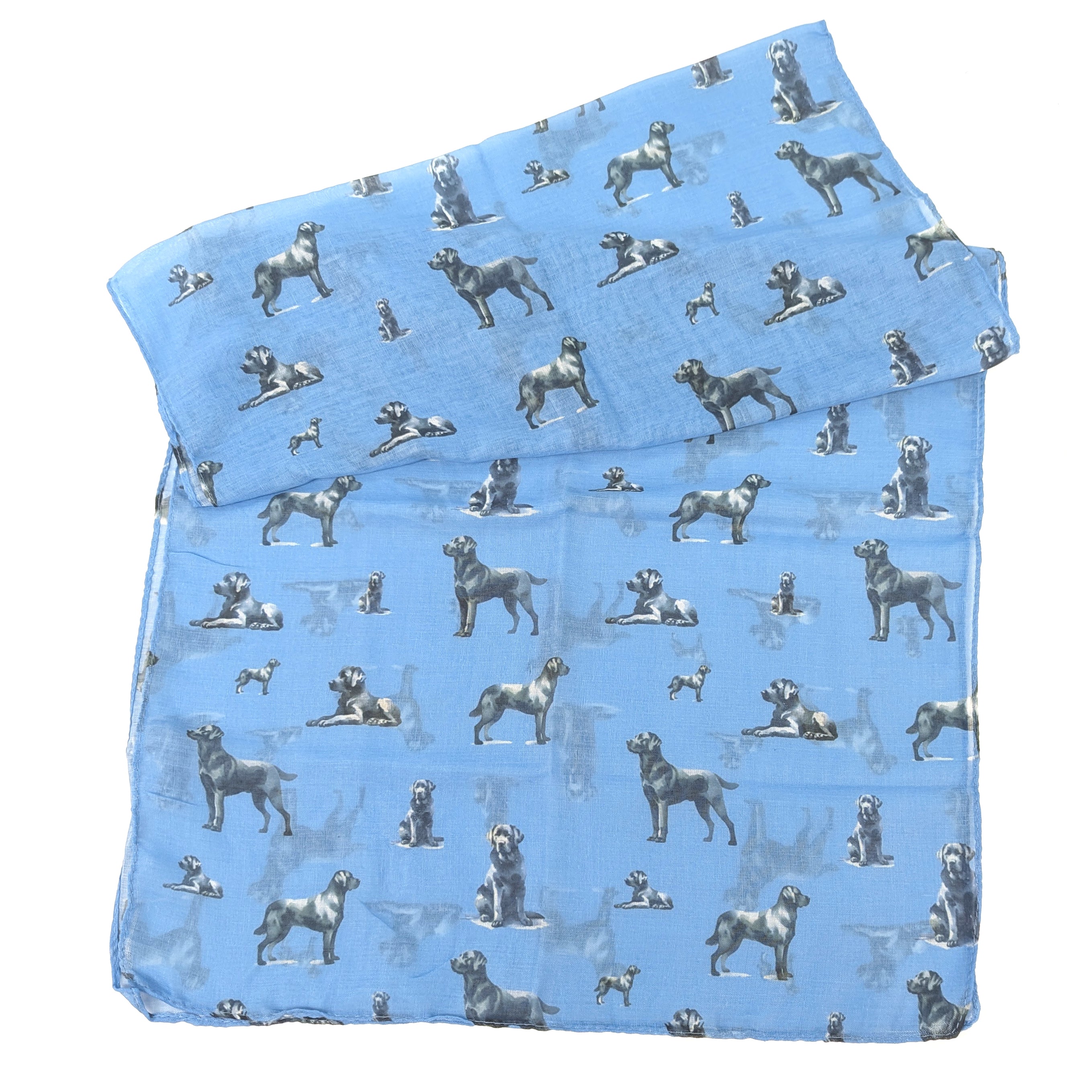 Dapper Dog Scarf - Denim - (50x180cm)