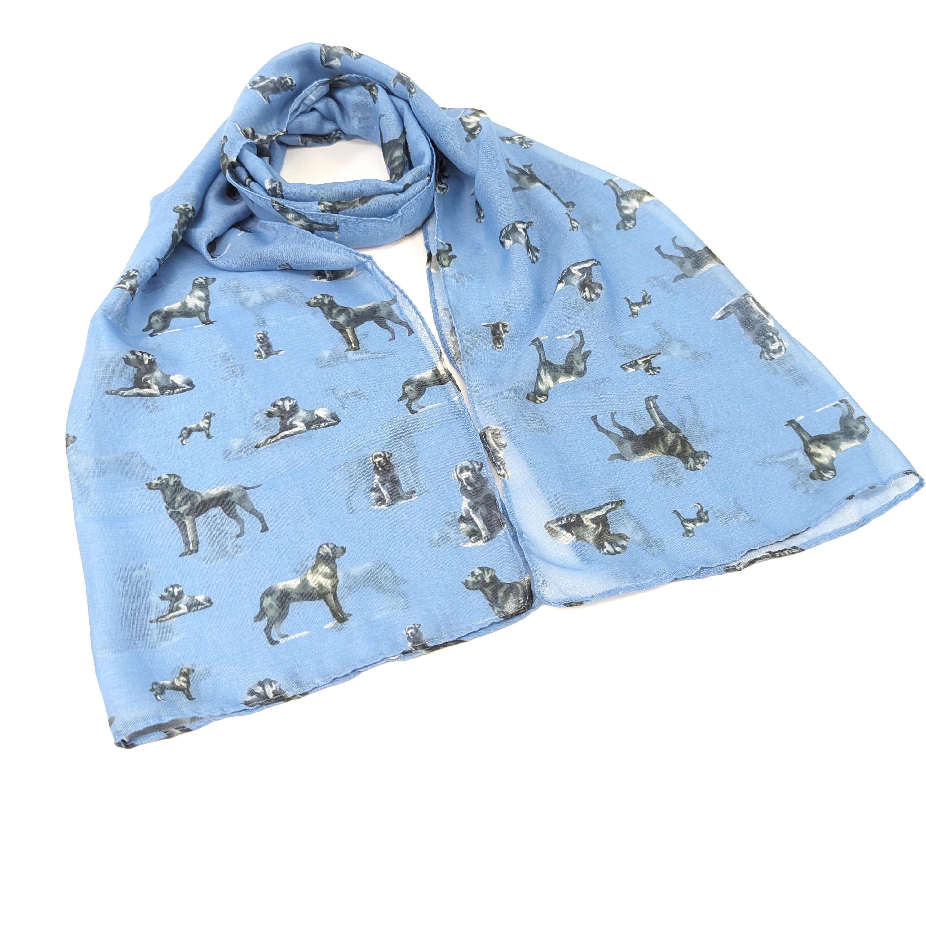 Dapper Dog Scarf - Denim - (50x180cm)