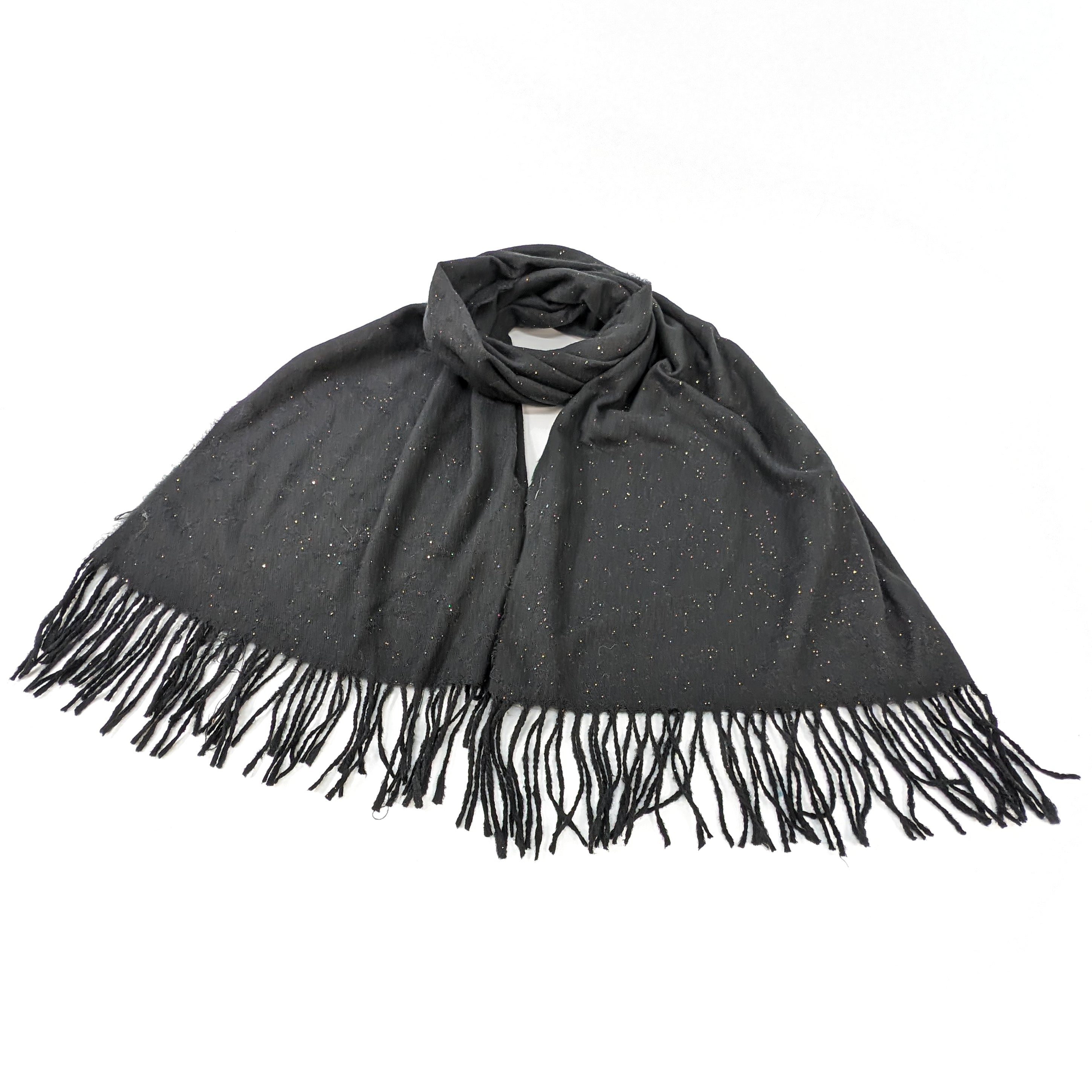 Sparkly Petra Pashmina Scarf (70x180cm) - Black