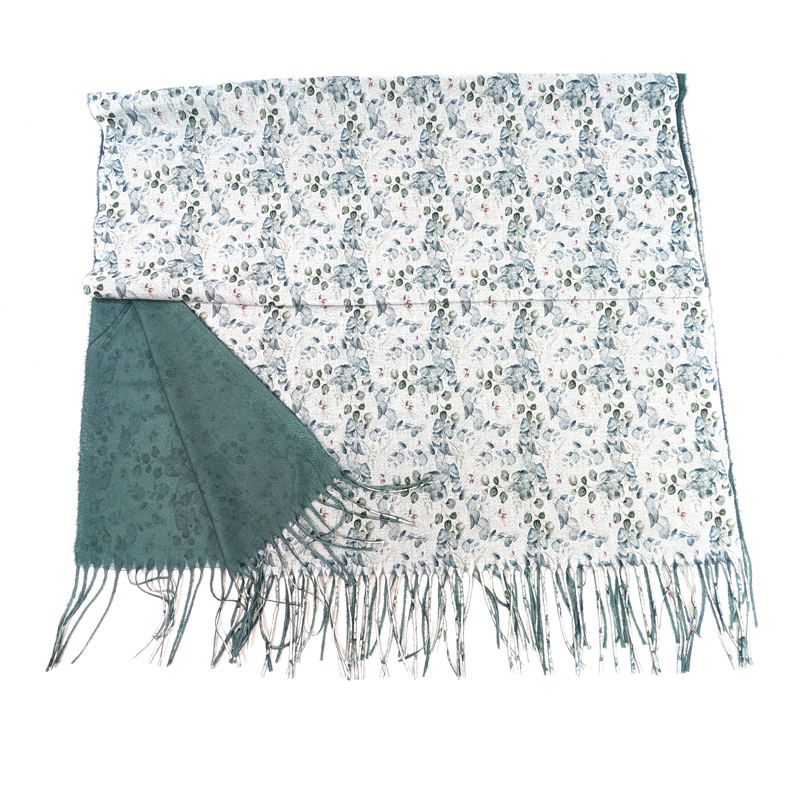 Eucalyptus Pashmina Scarf (70x180cm) - Exclusive Design - Sage Green