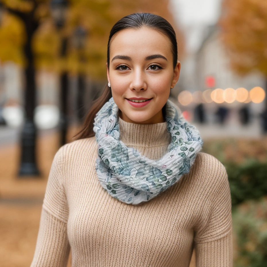 Eucalyptus Magnetic Neck Scarf - Exclusive Design