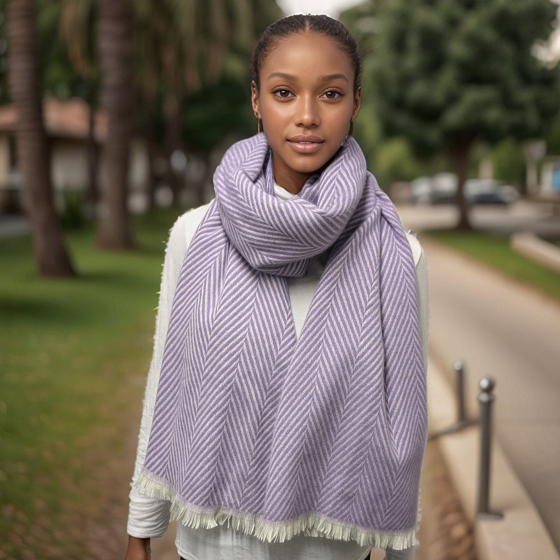 Neon Shawls (70x180cm) - Lilac