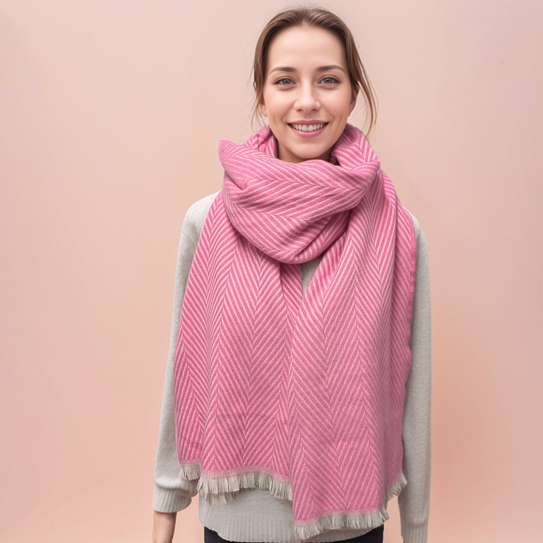 Neon Shawls (70x180cm) - Pink