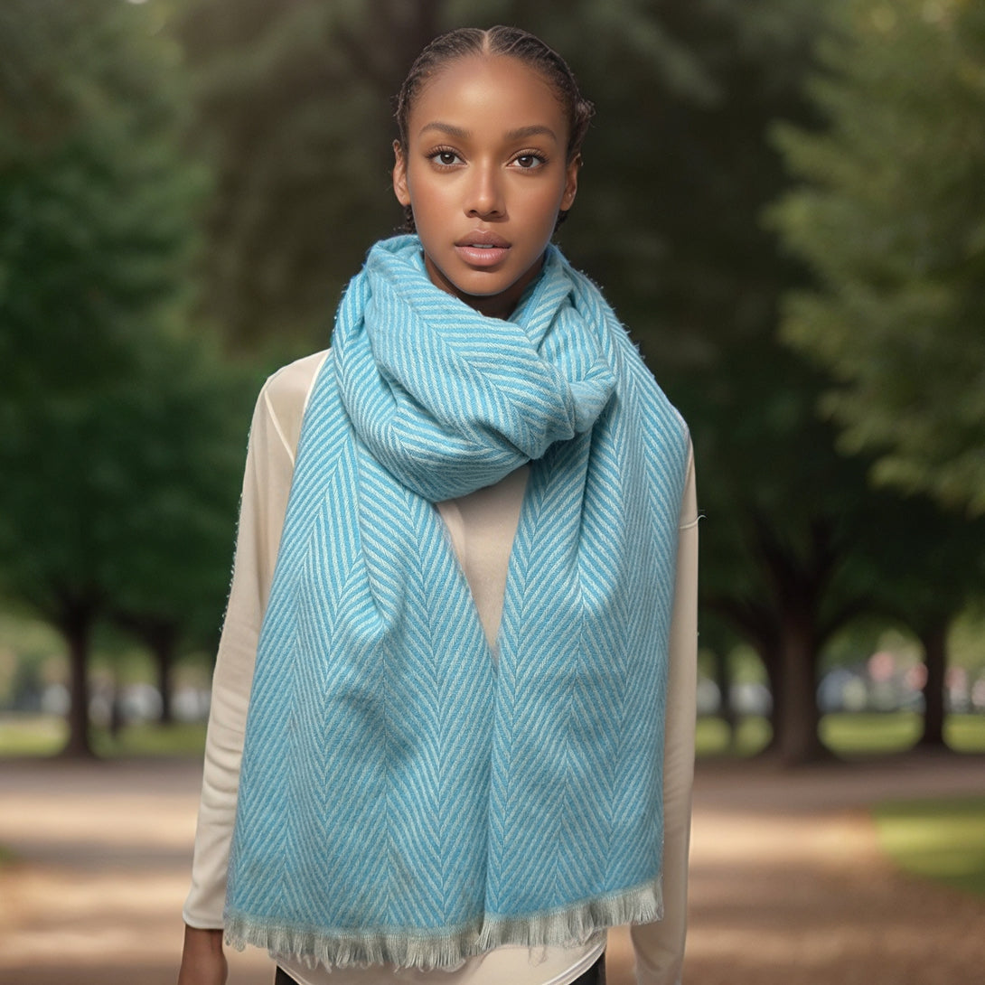 Neon Shawls (70x180cm) - Turquoise