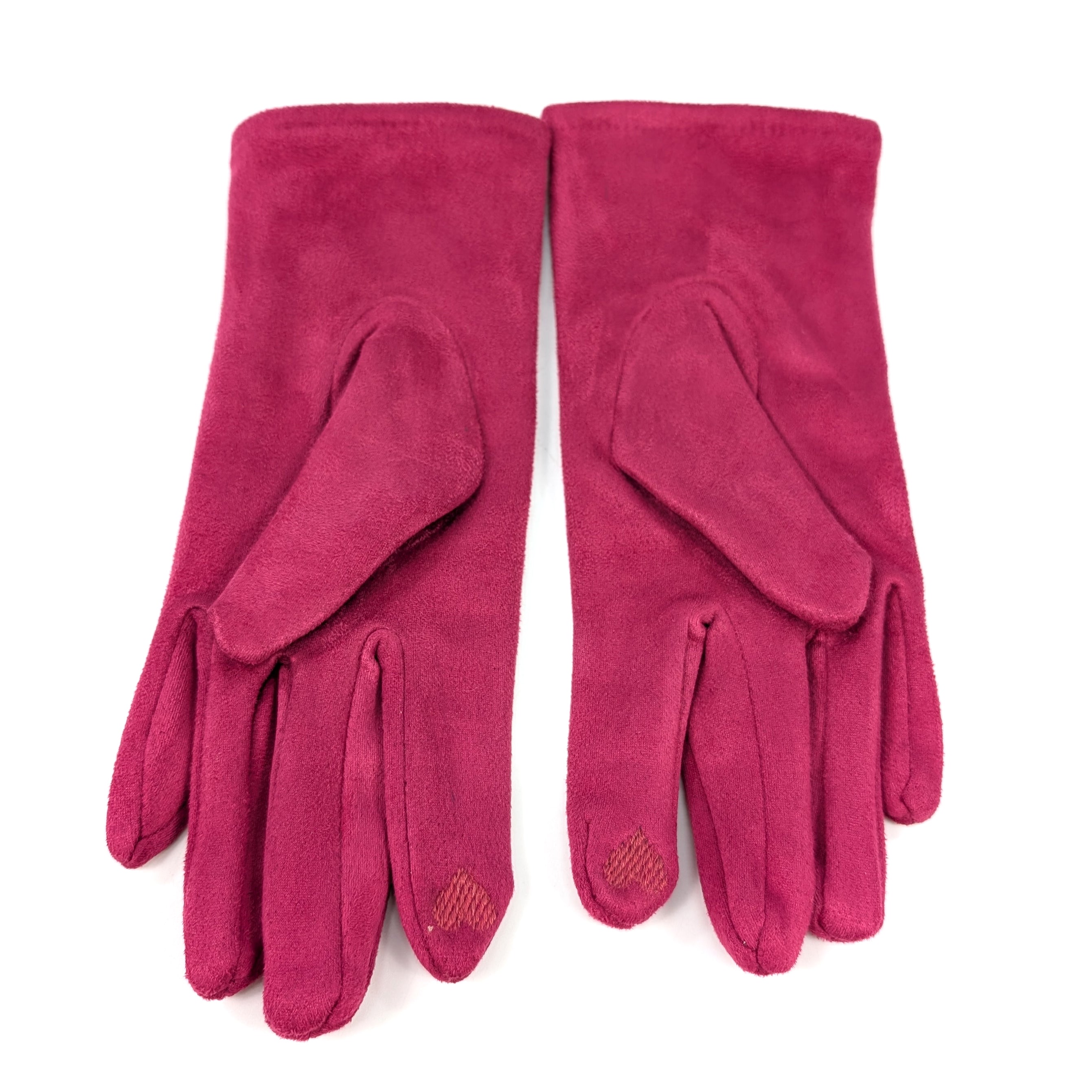 Bright Colour Gloves - Pink