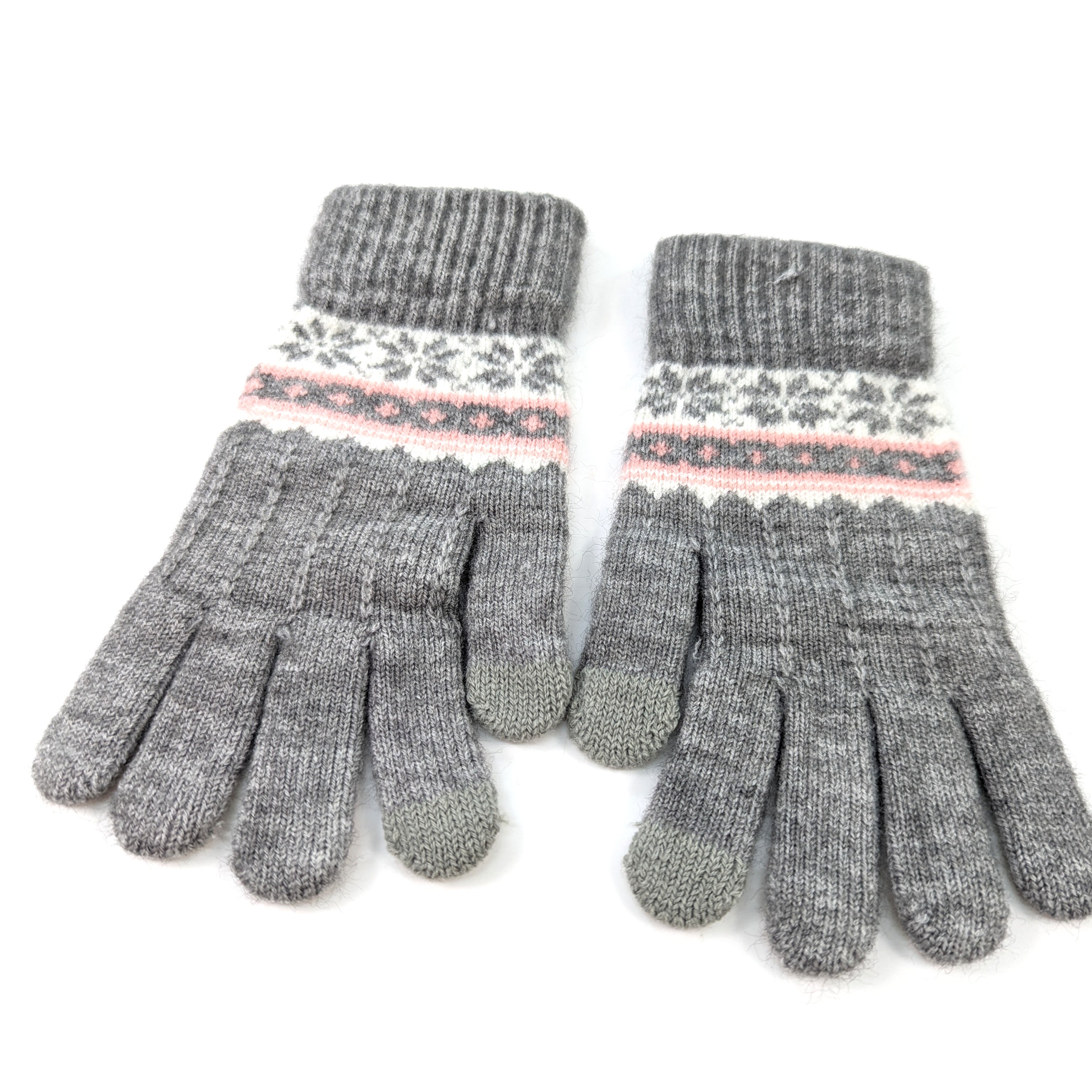 Nordic Style Gloves - Grey