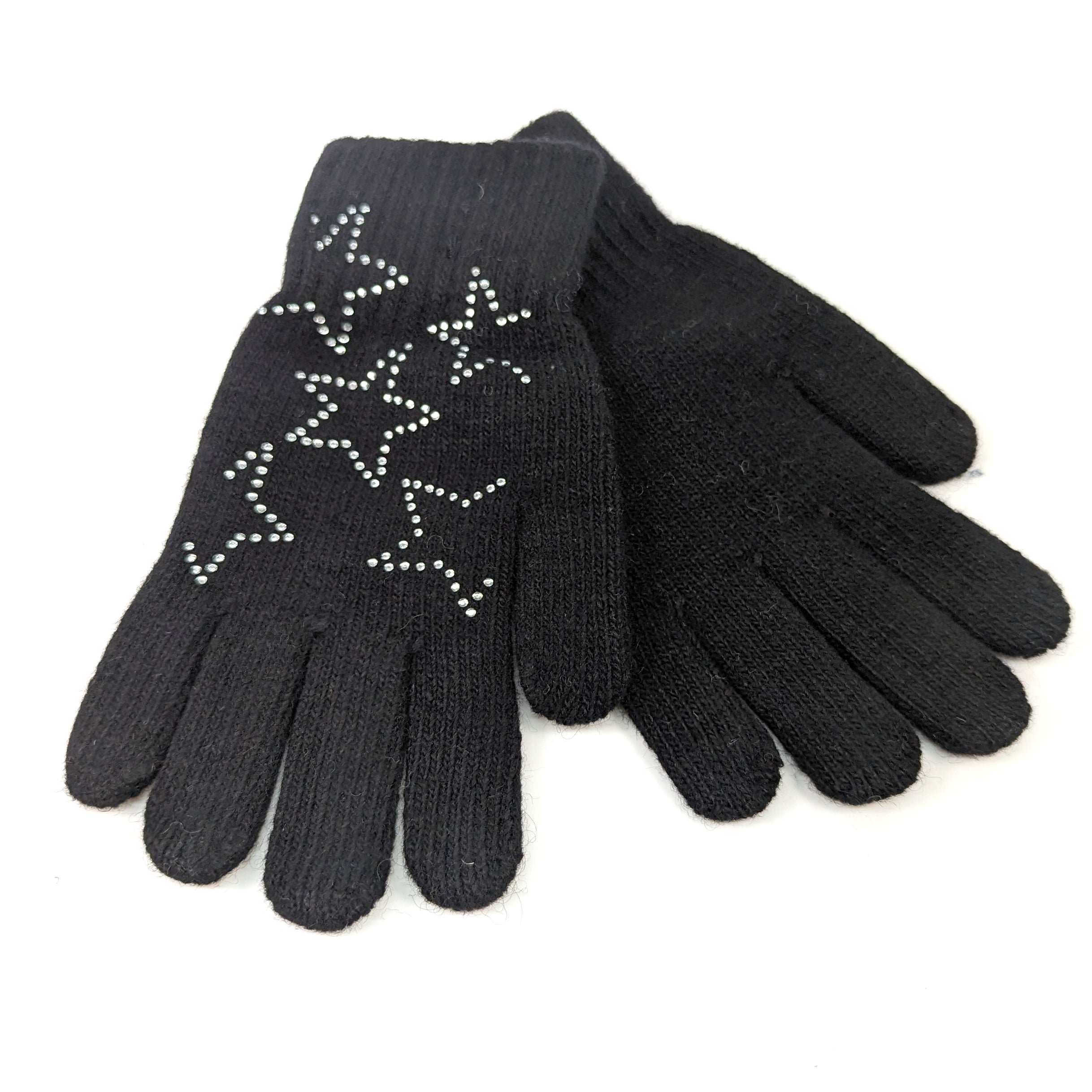 Twinkle Twinkle Gloves - Black