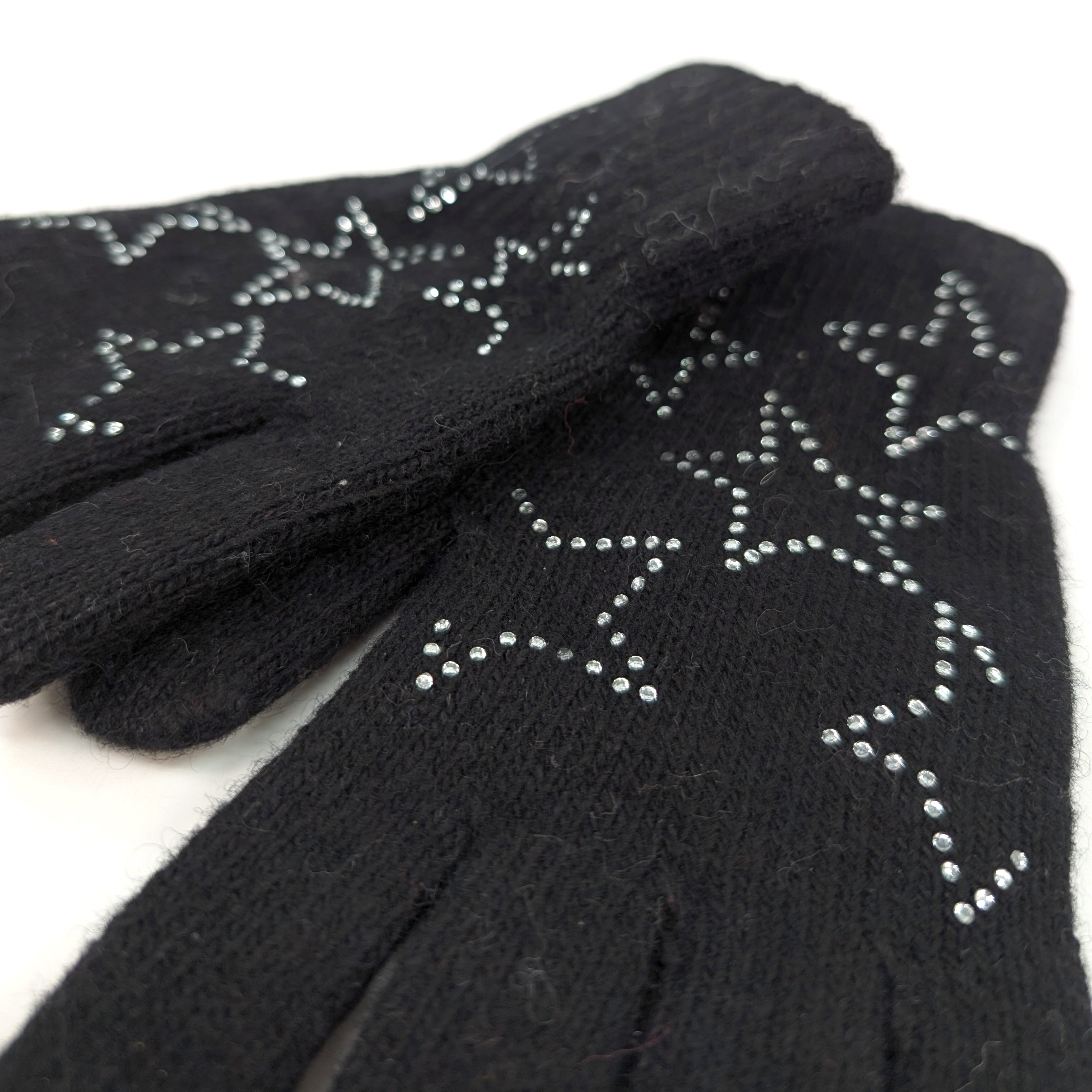 Twinkle Twinkle Gloves - Black