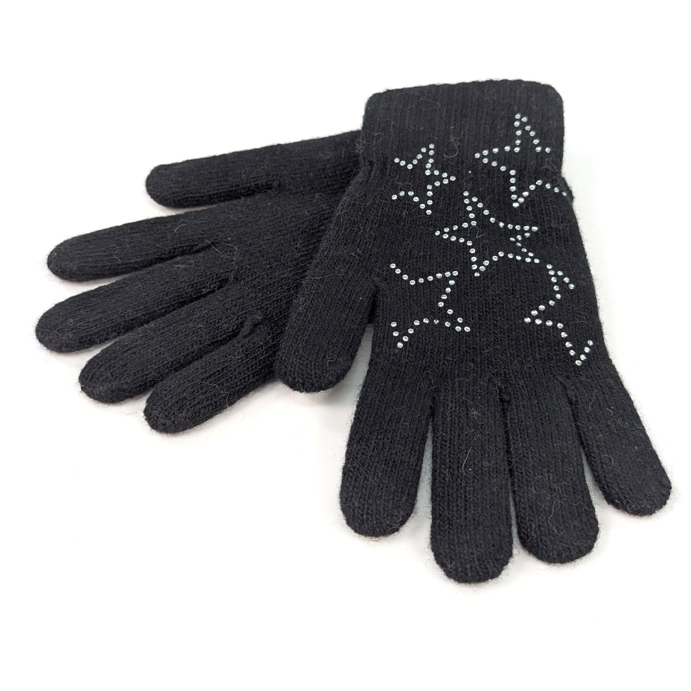 Twinkle Twinkle Gloves - Black