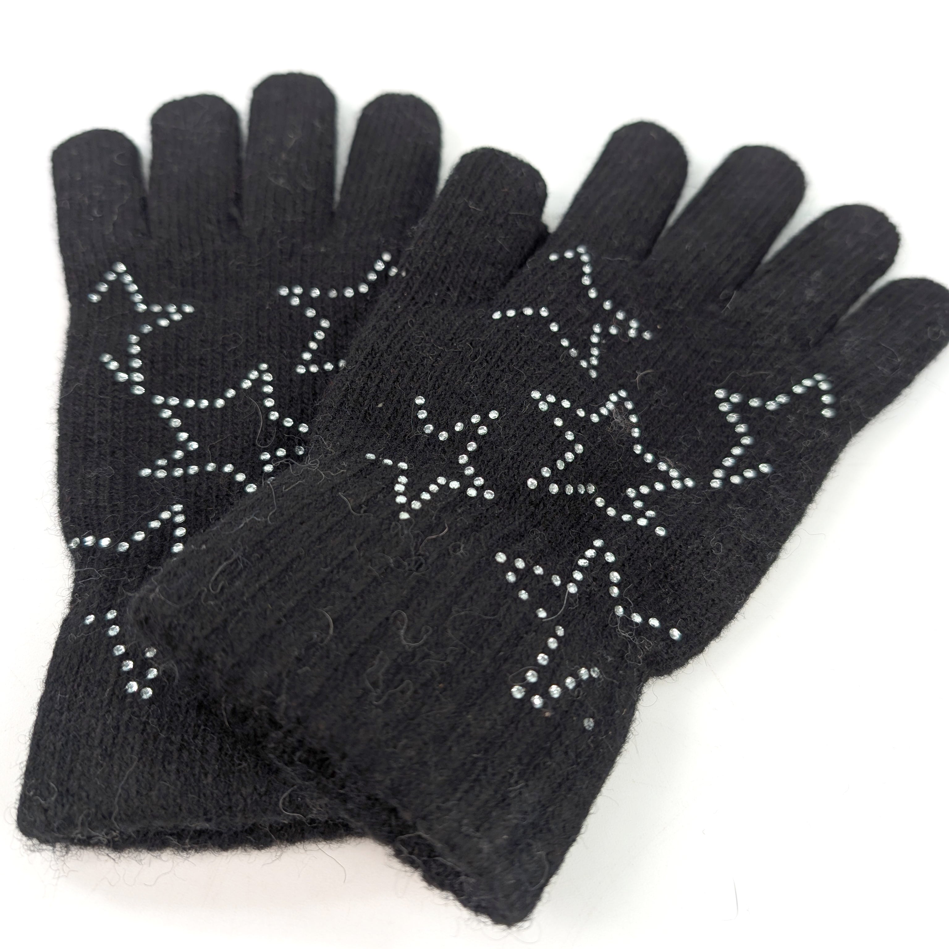 Twinkle Twinkle Gloves - Black