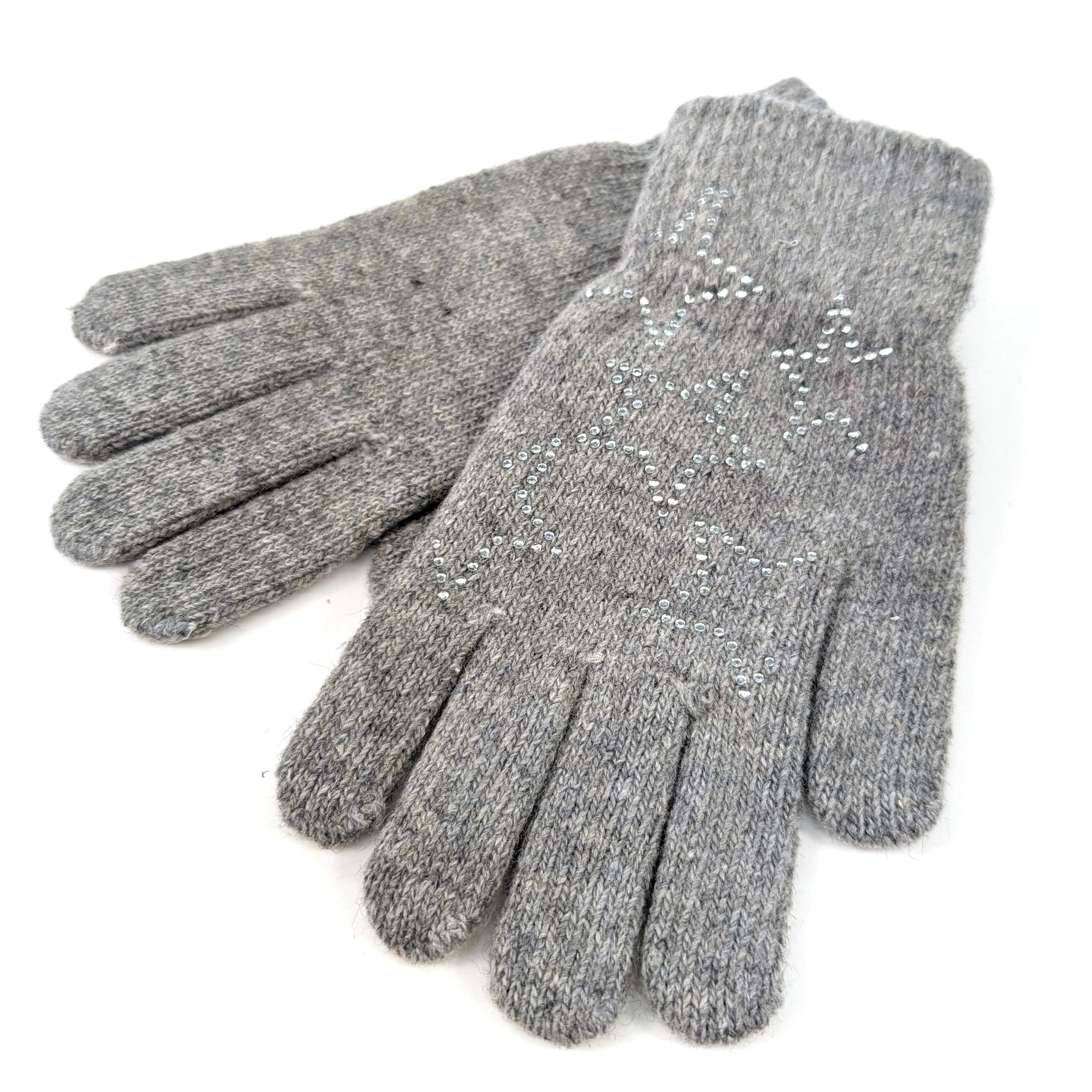 Twinkle Twinkle Gloves - Grey