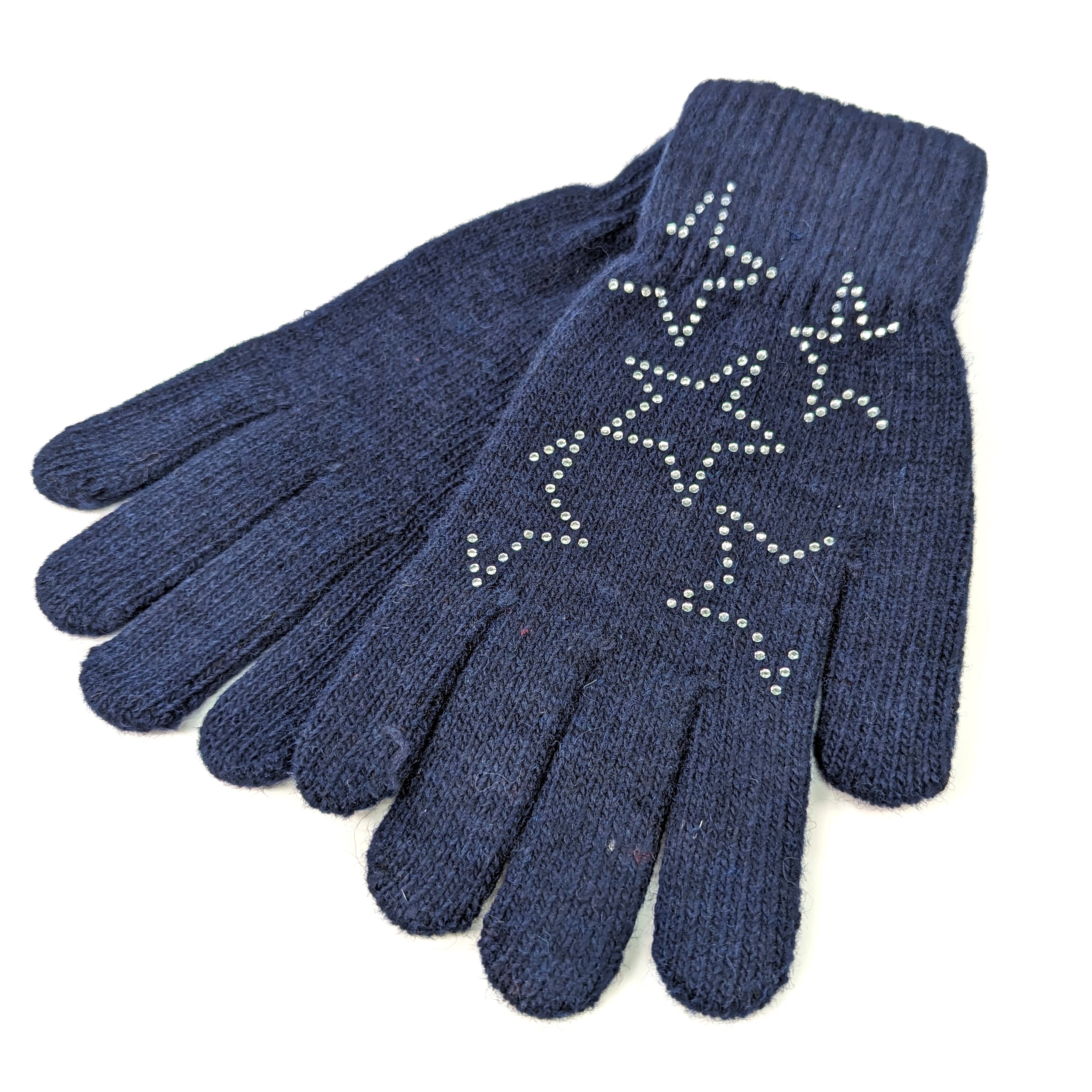 Twinkle Twinkle Gloves - Navy Blue