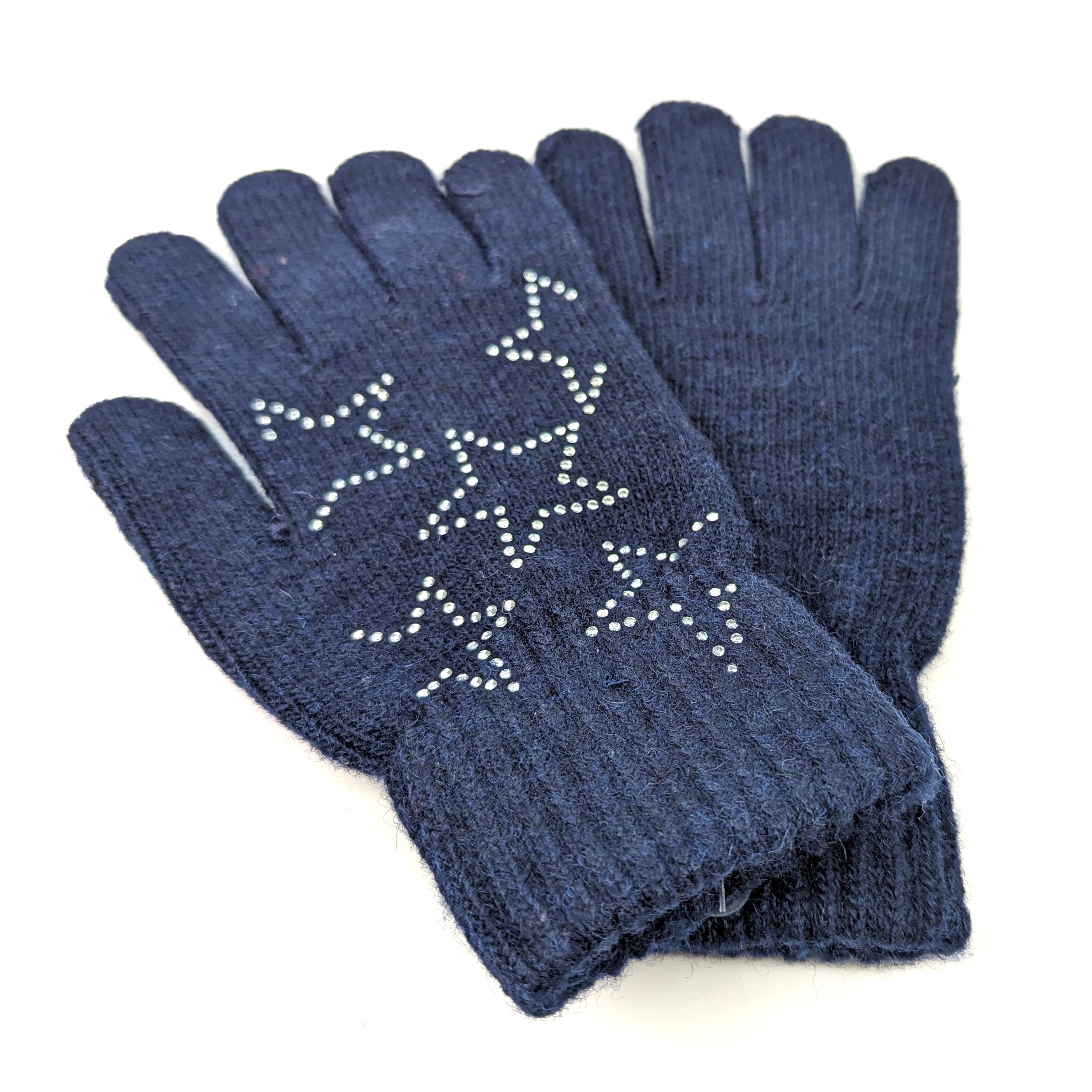 Twinkle Twinkle Gloves - Navy Blue