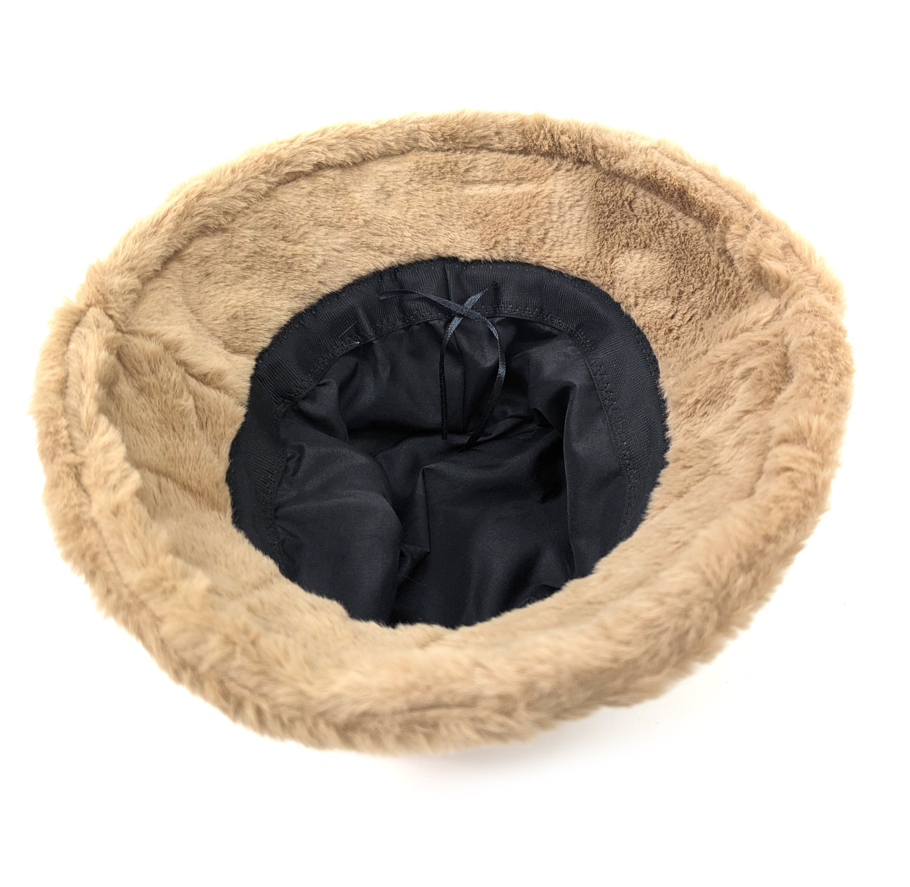 Faux Fur Bucket Hat - Mink