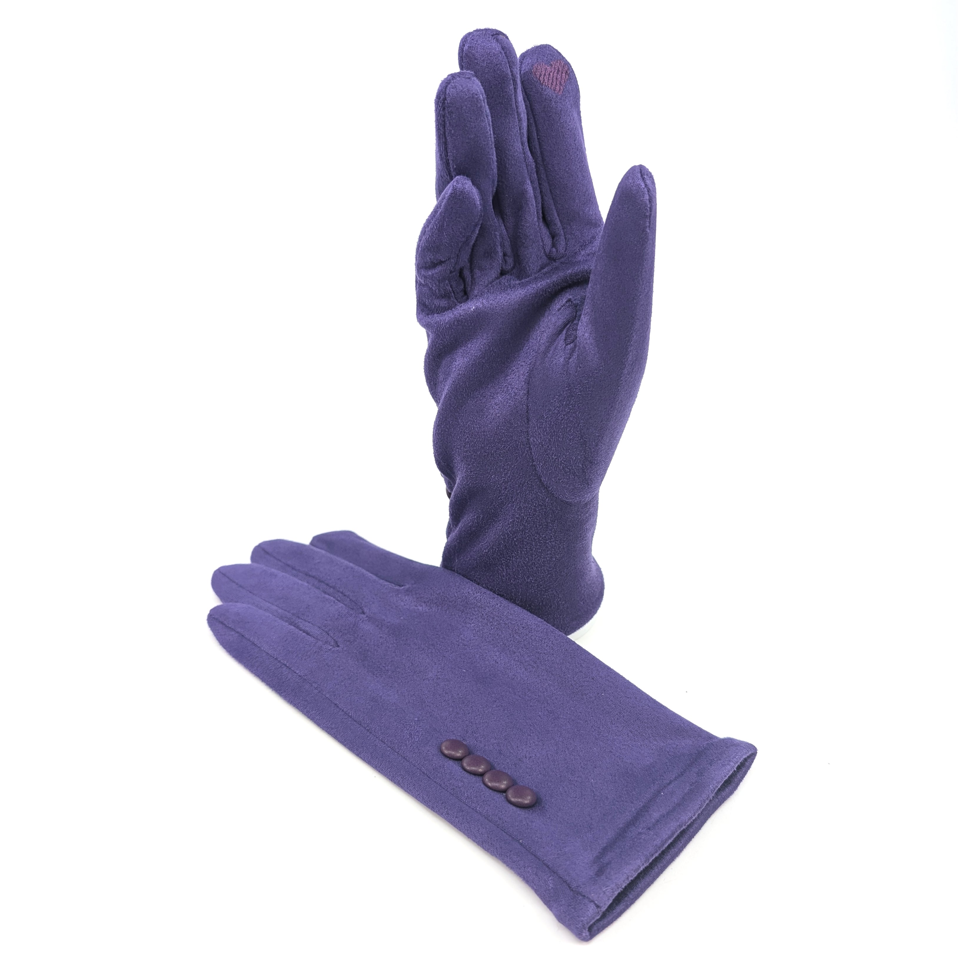 Bright Colour Gloves - Regal Purple