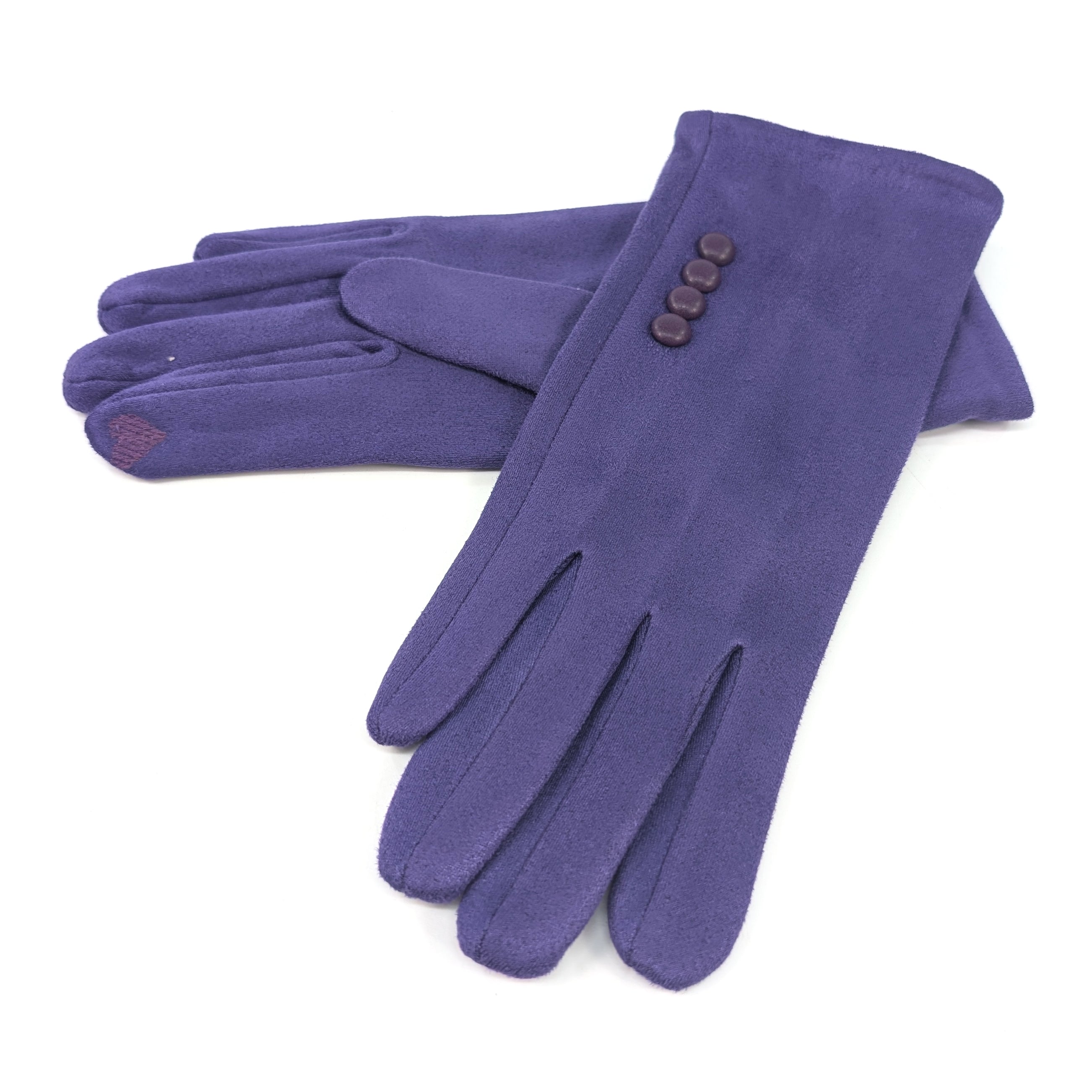 Bright Colour Gloves - Regal Purple