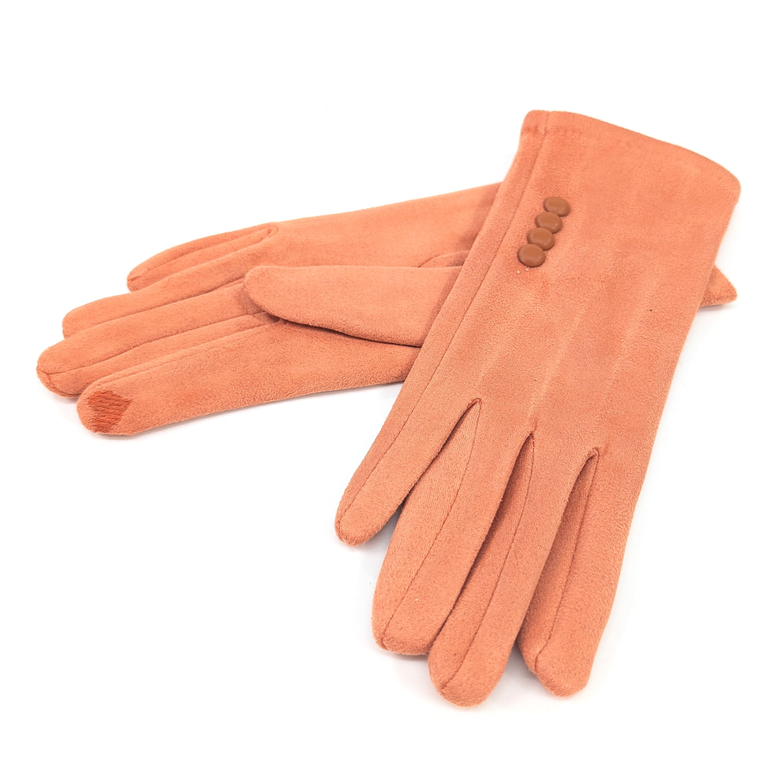 Bright Colour Gloves - Pumpkin Orange