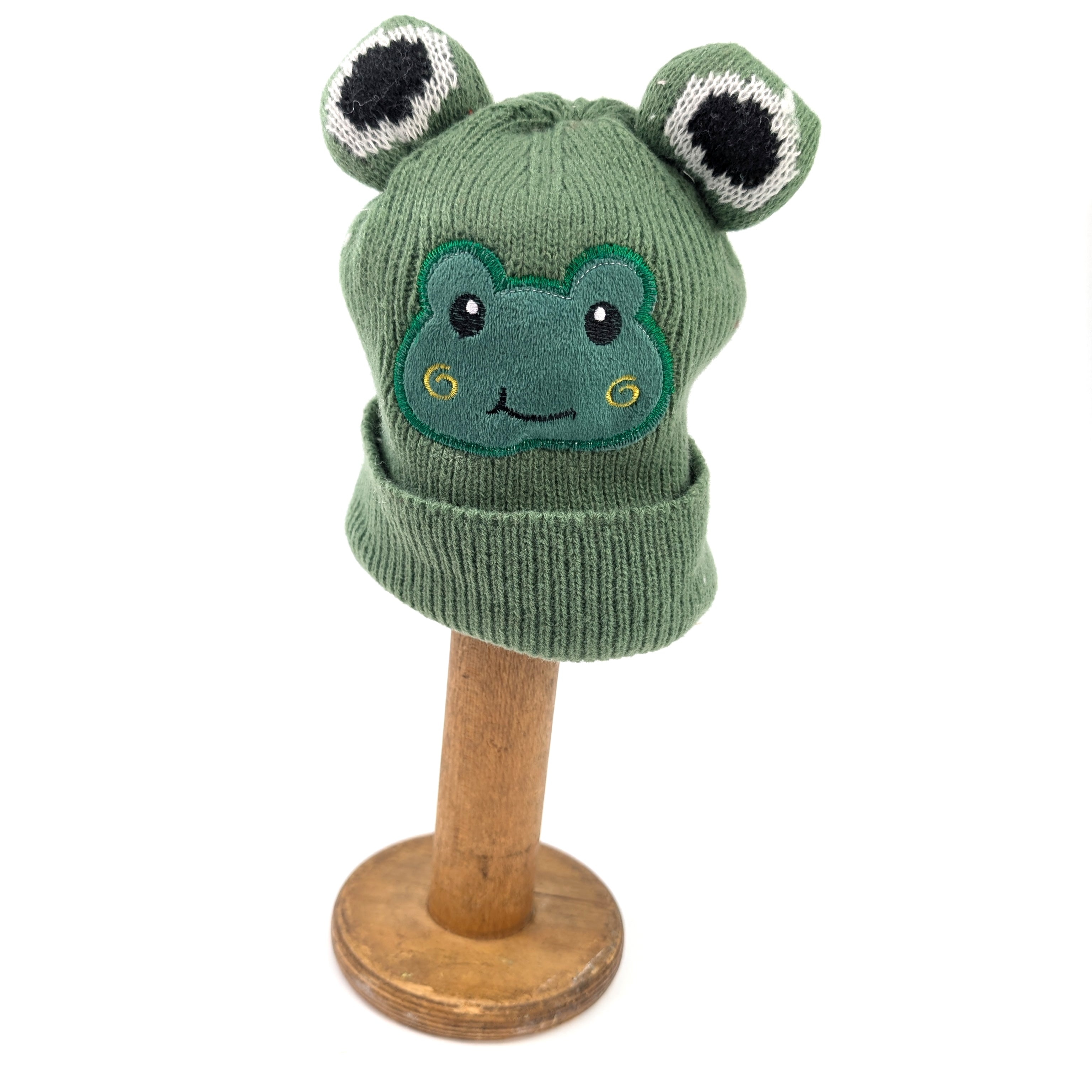 Francesca Frog Children's Hat (Small) - Green