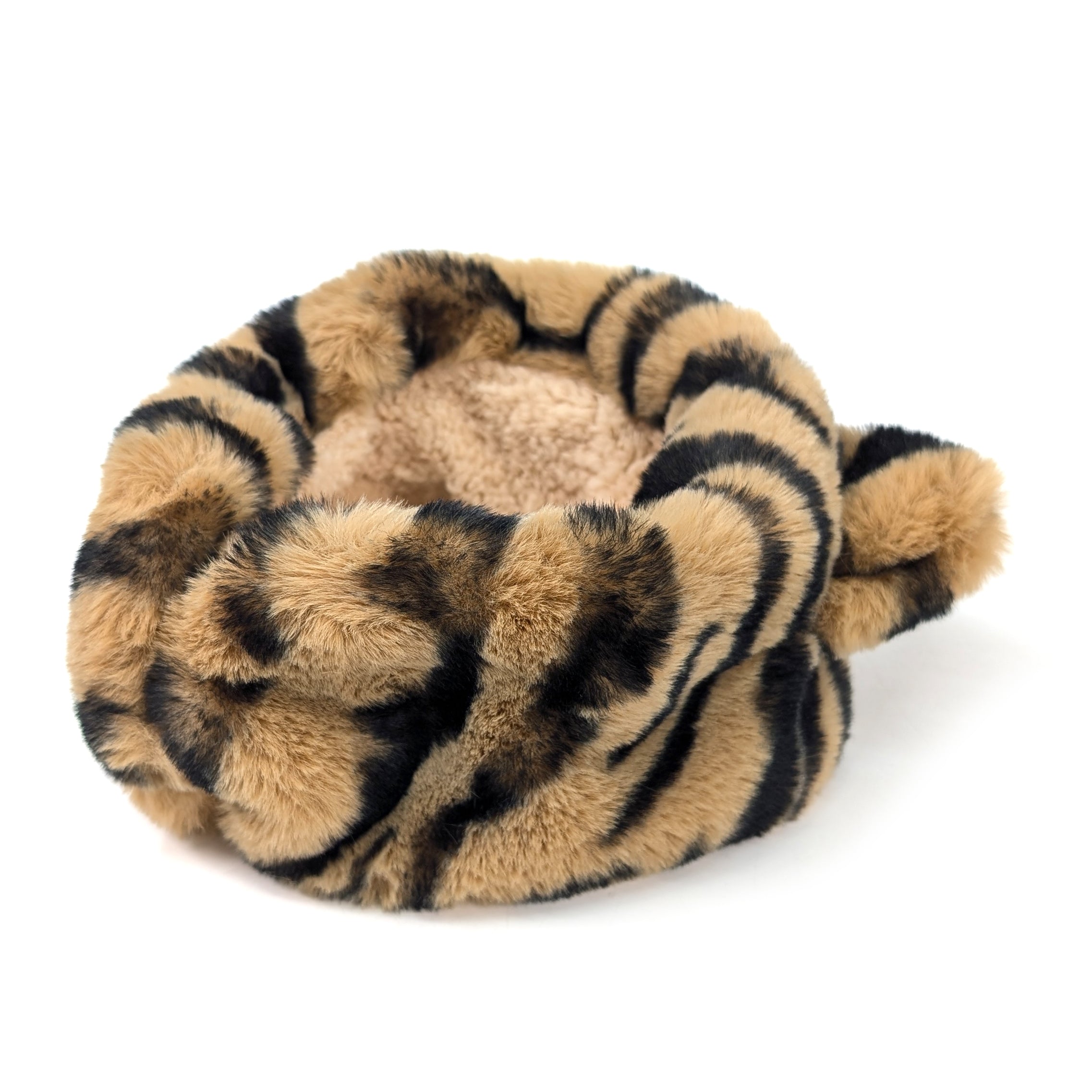 Bear Ear Head Band/Muffs - Tiger Print