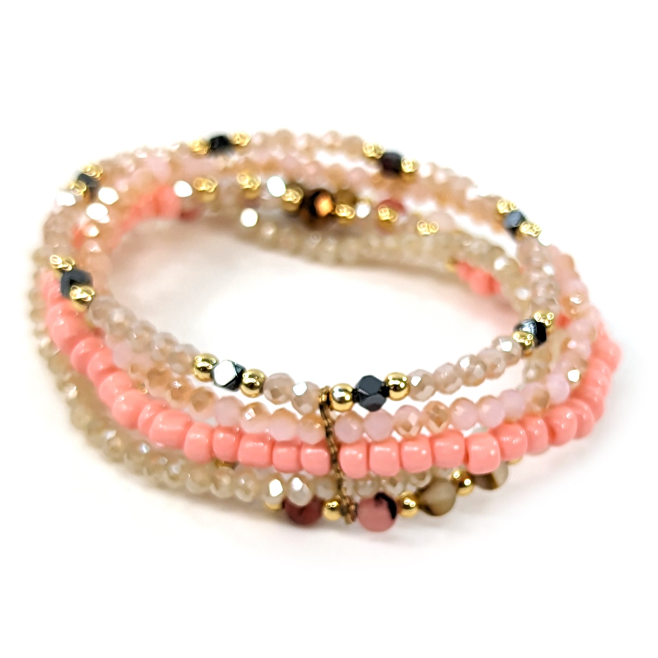 Multi Strand Bracelet - Pink
