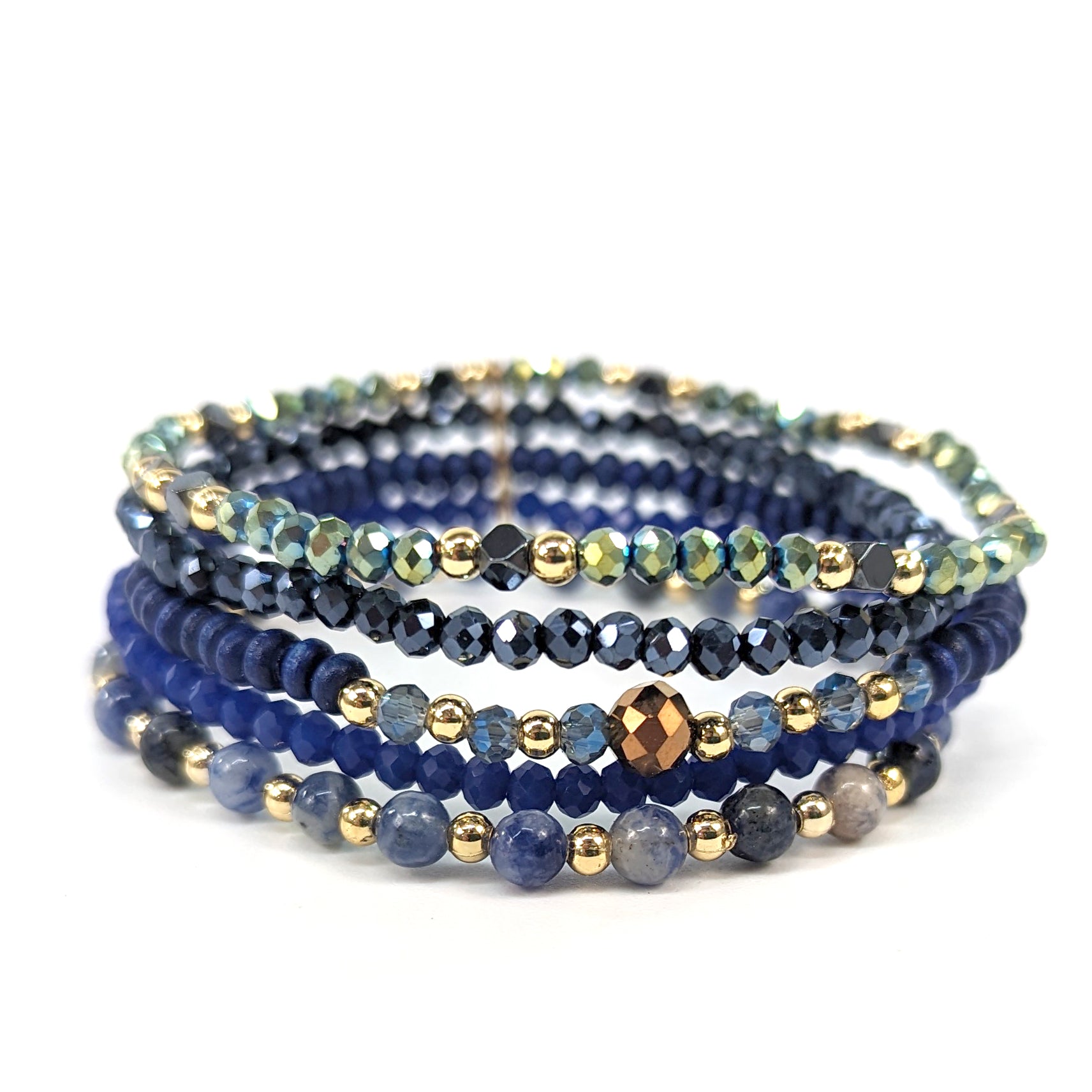 Multi Strand Bracelet - Blue