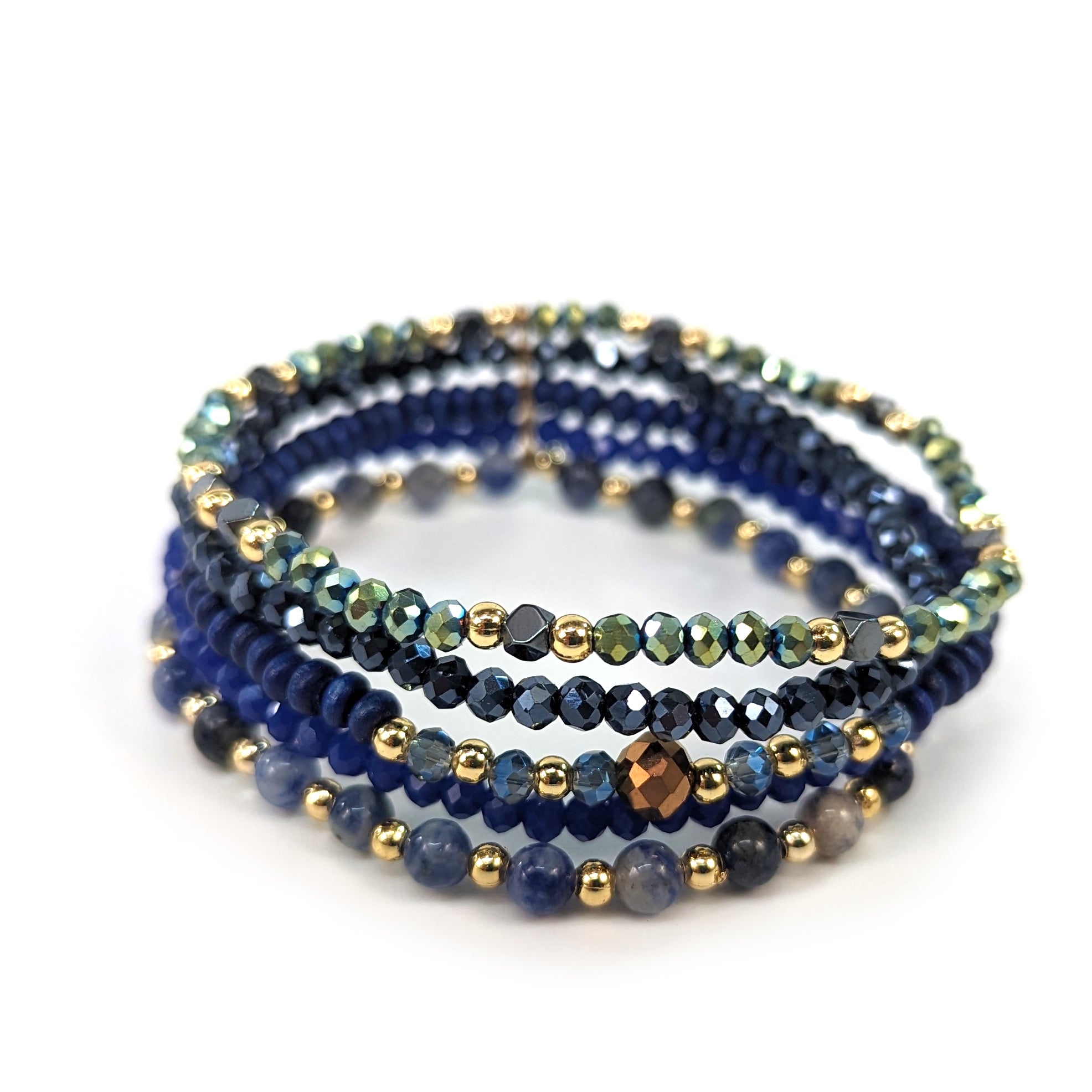 Multi Strand Bracelet - Blue