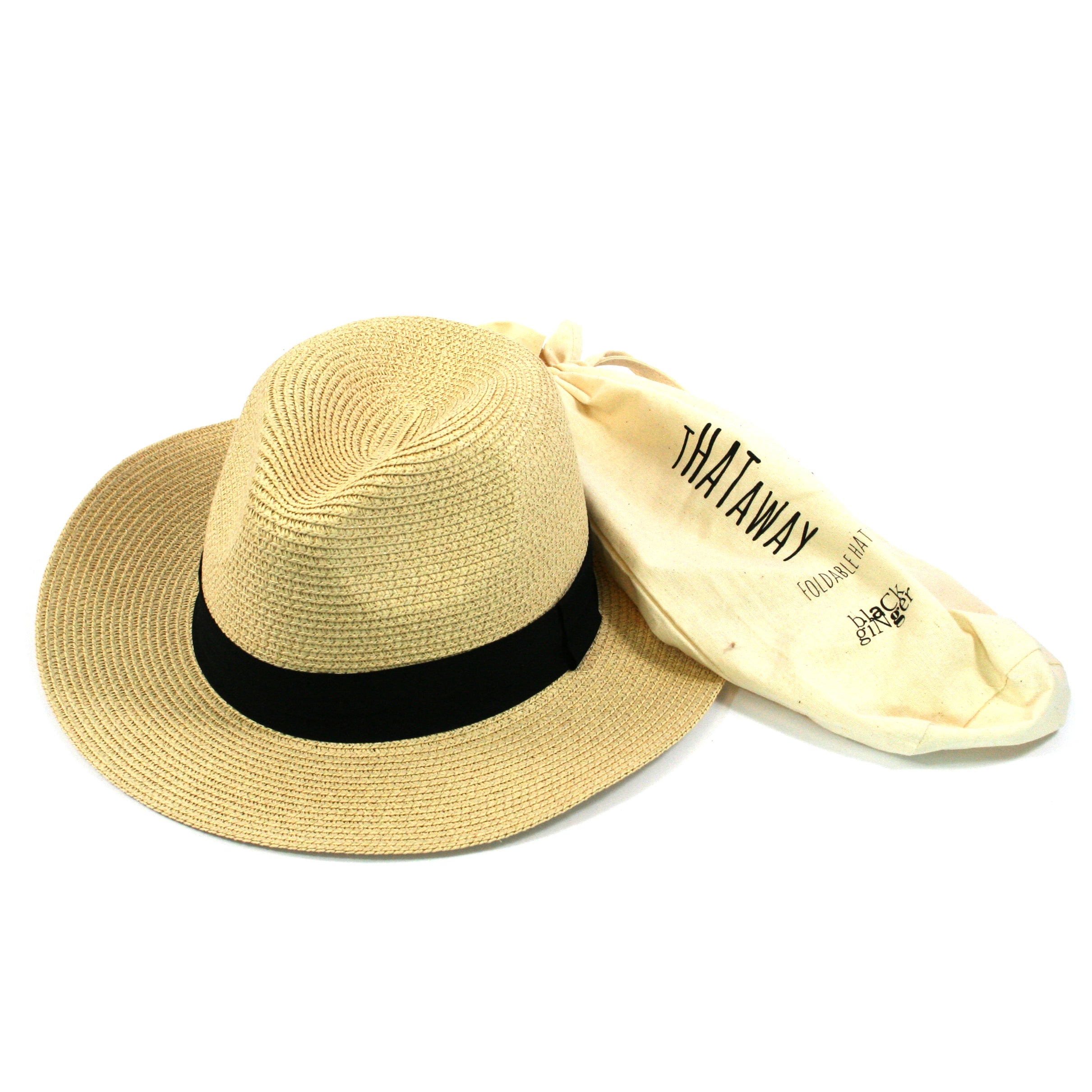 folding travel panama sun hat