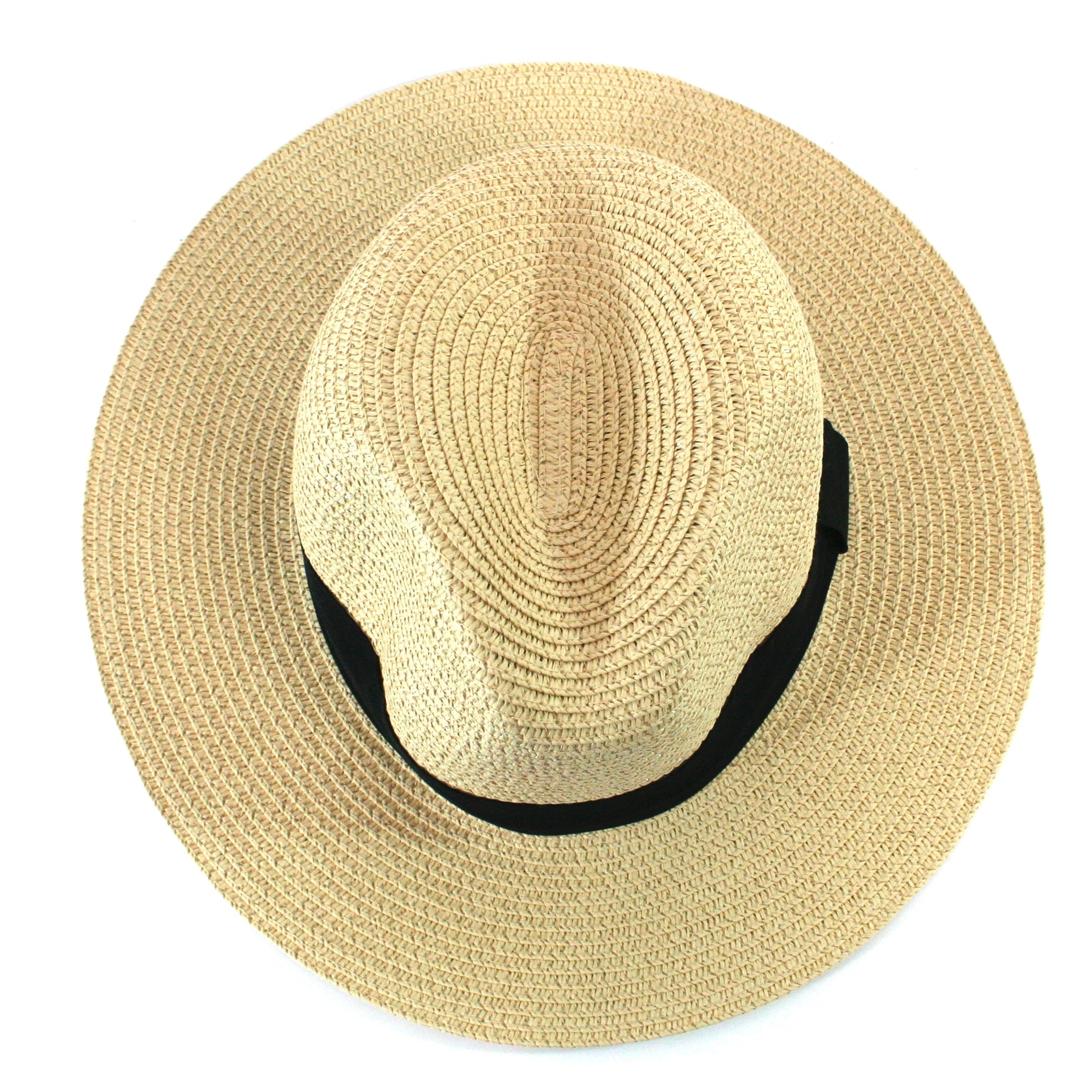 Large Folding Travel Panama Sun Hat (59cm)
