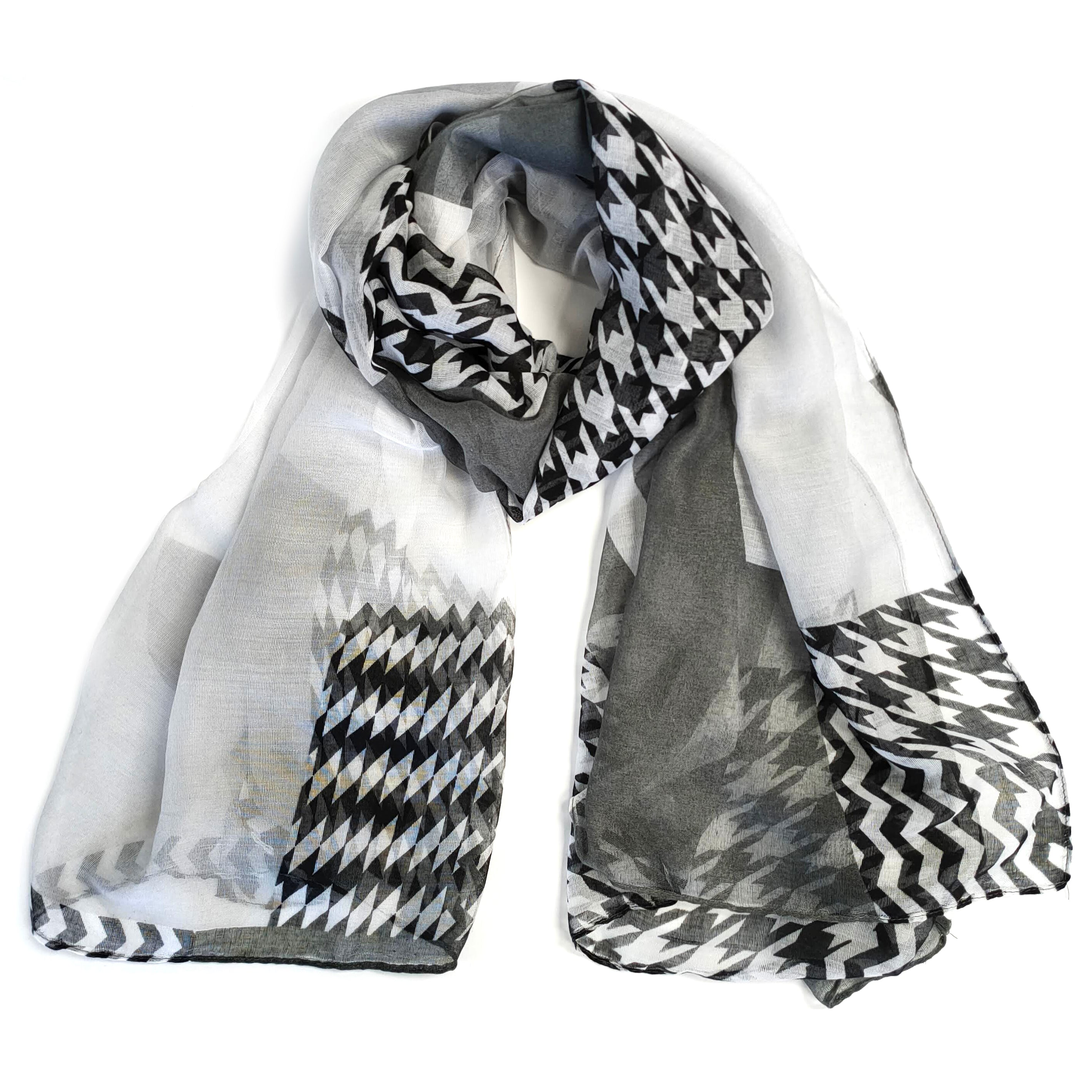 Rosthern Dogtooth & ZigZag Scarf