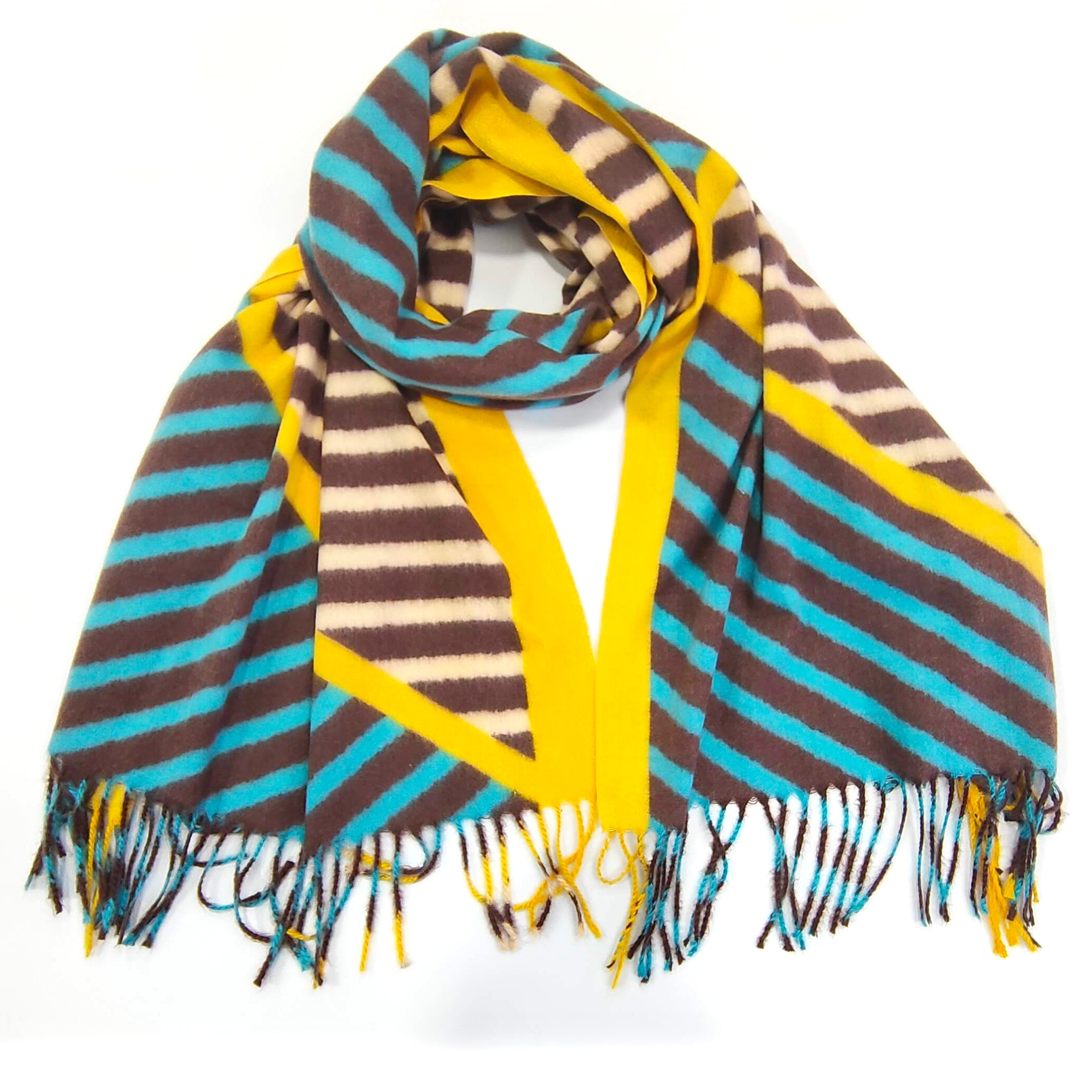 Edson Angle Lines Thick Scarf