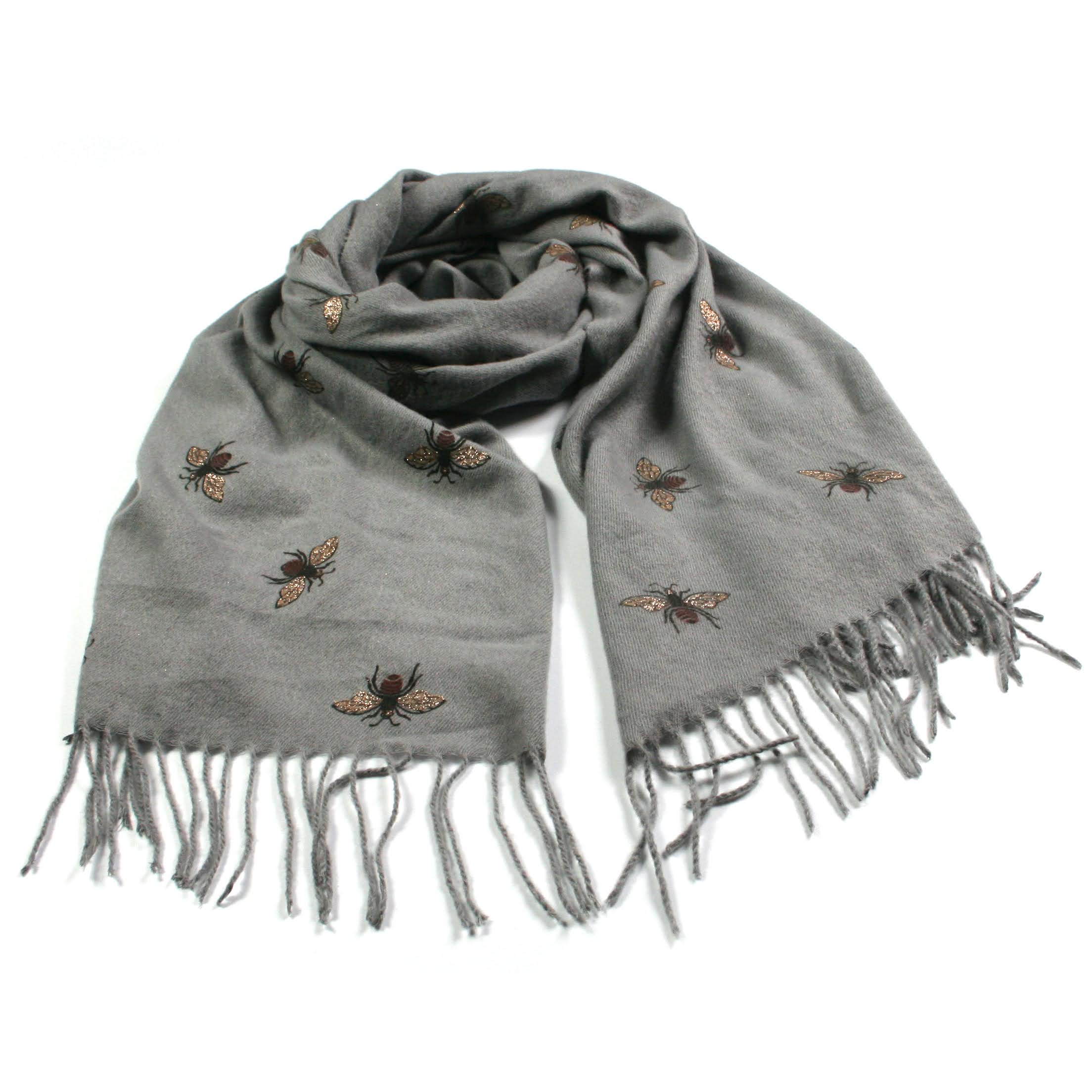 Remo - Glitter Bee Pashmina Style Scarf