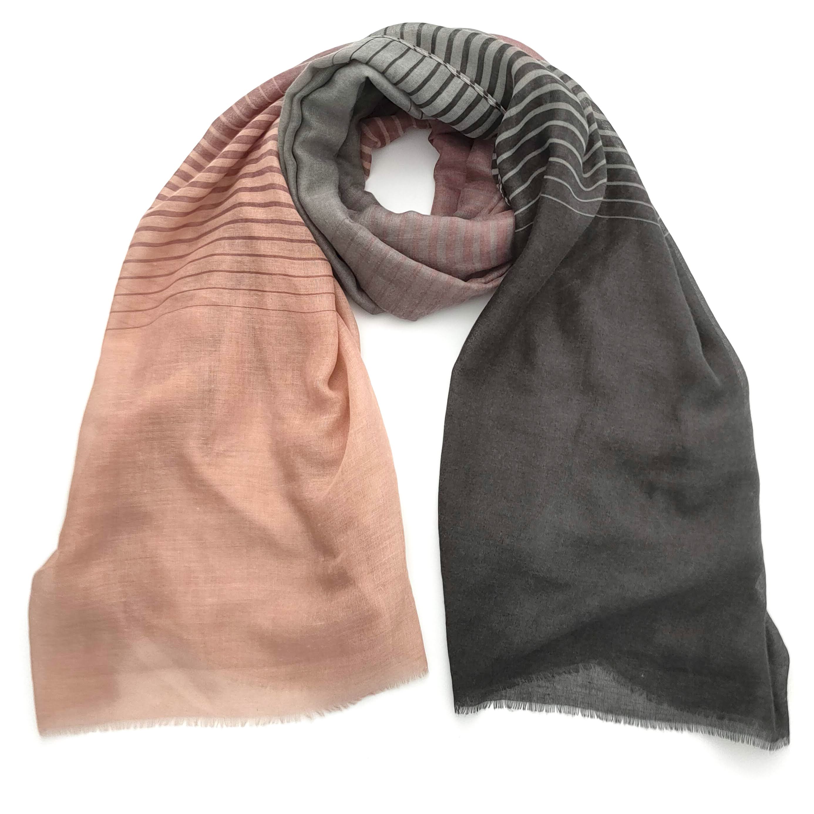 Two Tone Lined Scarf